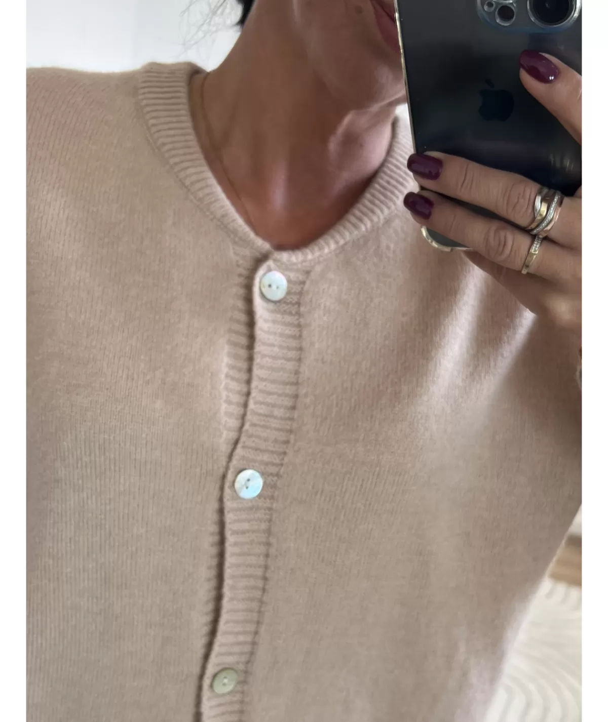 La boutique de Lilie Pulls / Gilets>GILET AGNES Beige