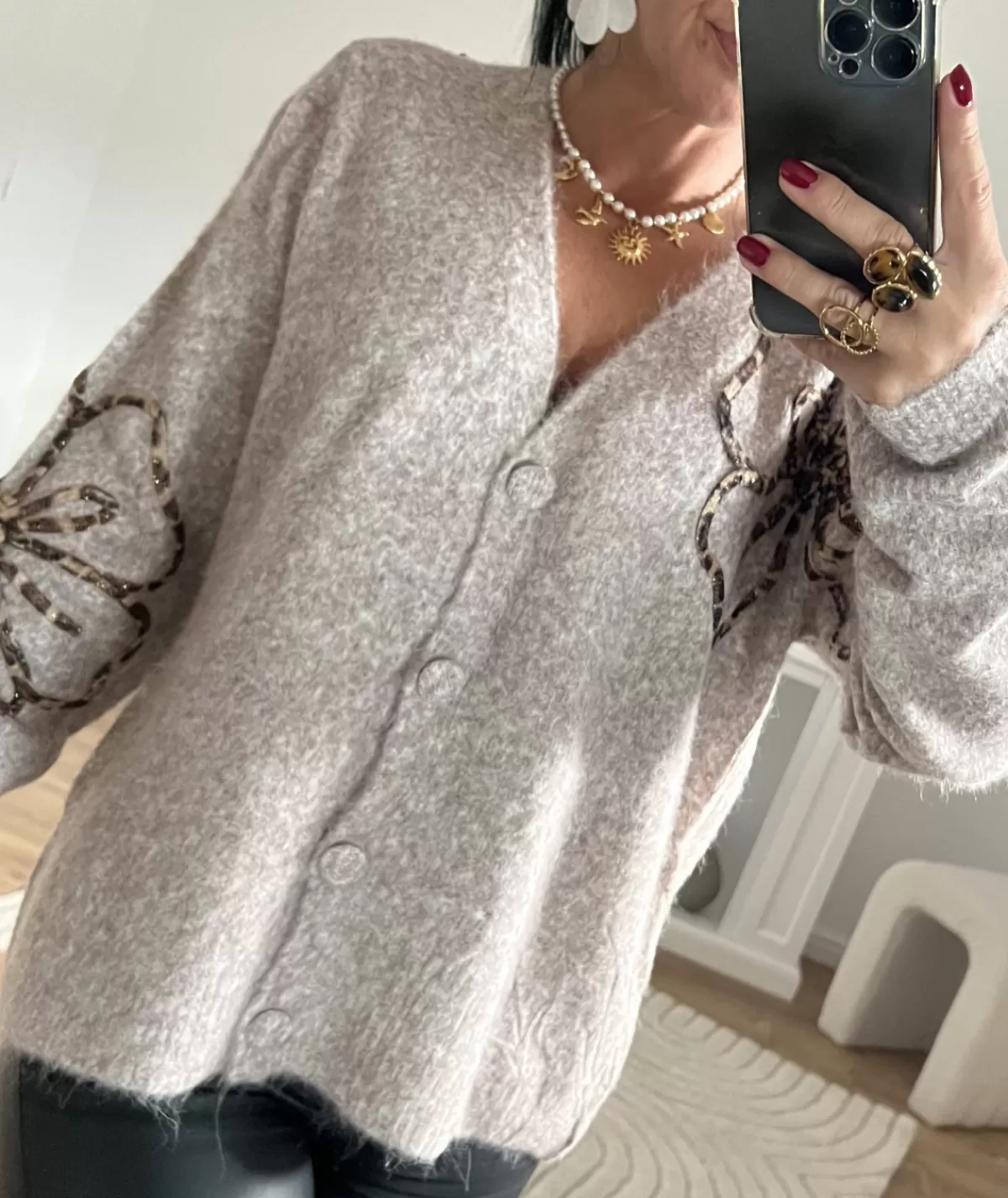 La boutique de Lilie Pulls / Gilets>GILET CALA Taupe