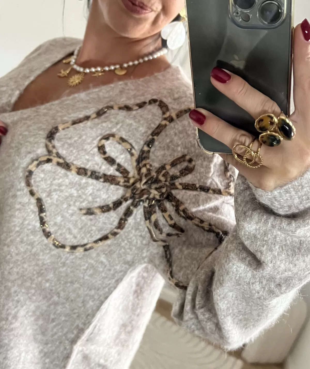 La boutique de Lilie Pulls / Gilets>GILET CALA Taupe