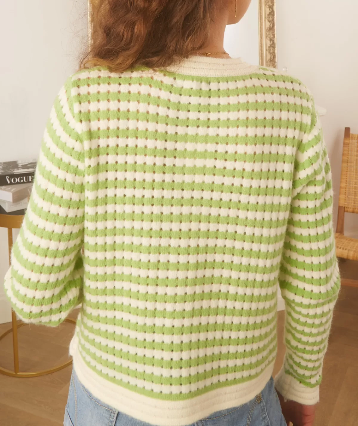 La boutique de Lilie Pulls / Gilets>GILET CAMELIA Vert