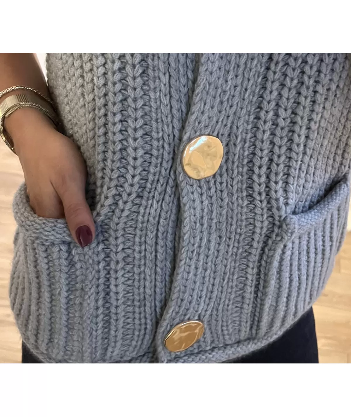 La boutique de Lilie Pulls / Gilets>GILET DAMIEN Gris