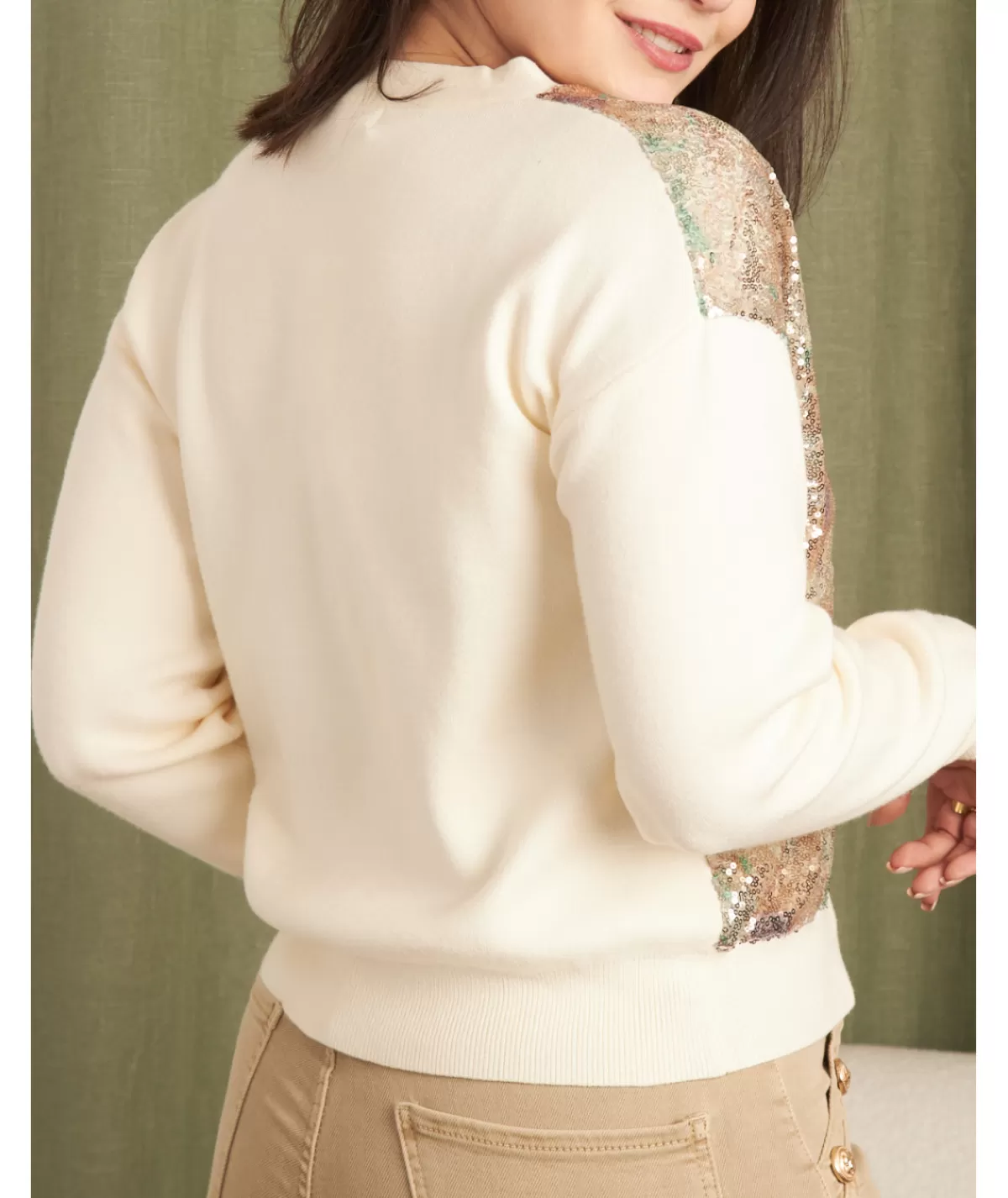 La boutique de Lilie Pulls / Gilets>GILET DENYSTA Beige
