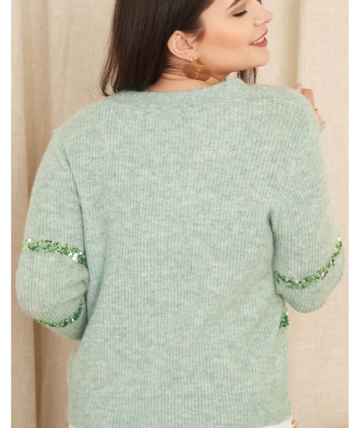 La boutique de Lilie Pulls / Gilets>GILET EMMY Vertdeau