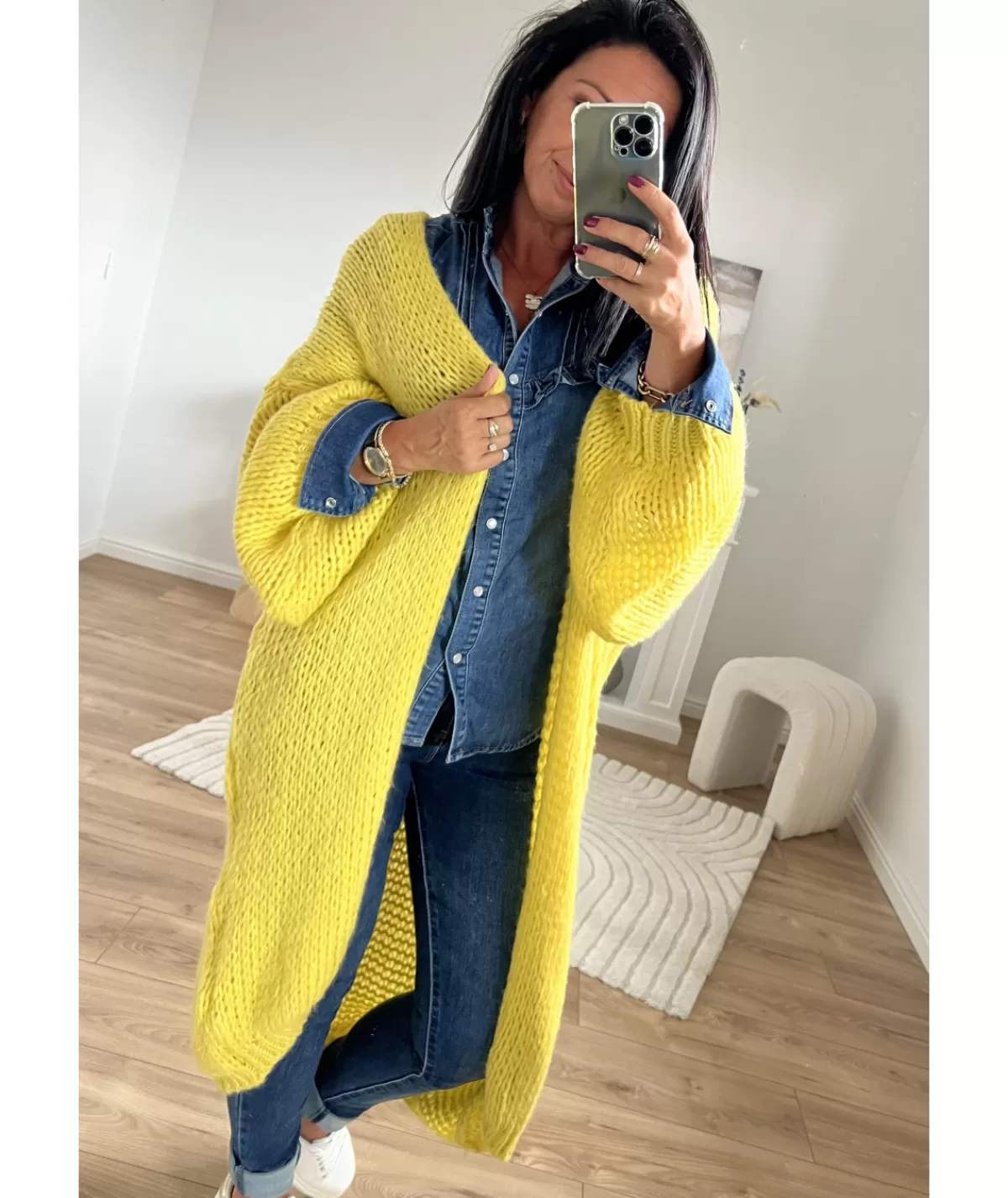 La boutique de Lilie Pulls / Gilets>GILET FRANCOIS Jaune