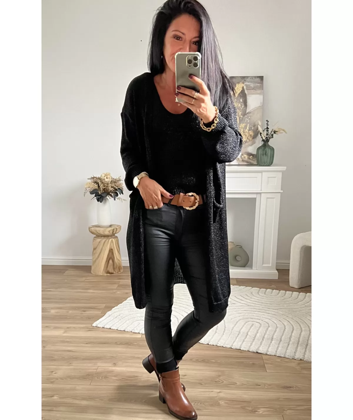 La boutique de Lilie Pulls / Gilets>GILET JULIVINA II Noir