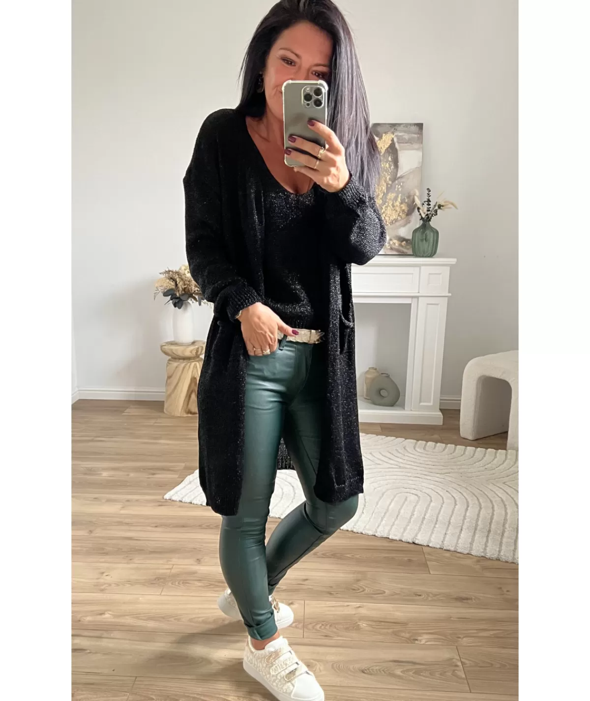 La boutique de Lilie Pulls / Gilets>GILET JULIVINA II Noir