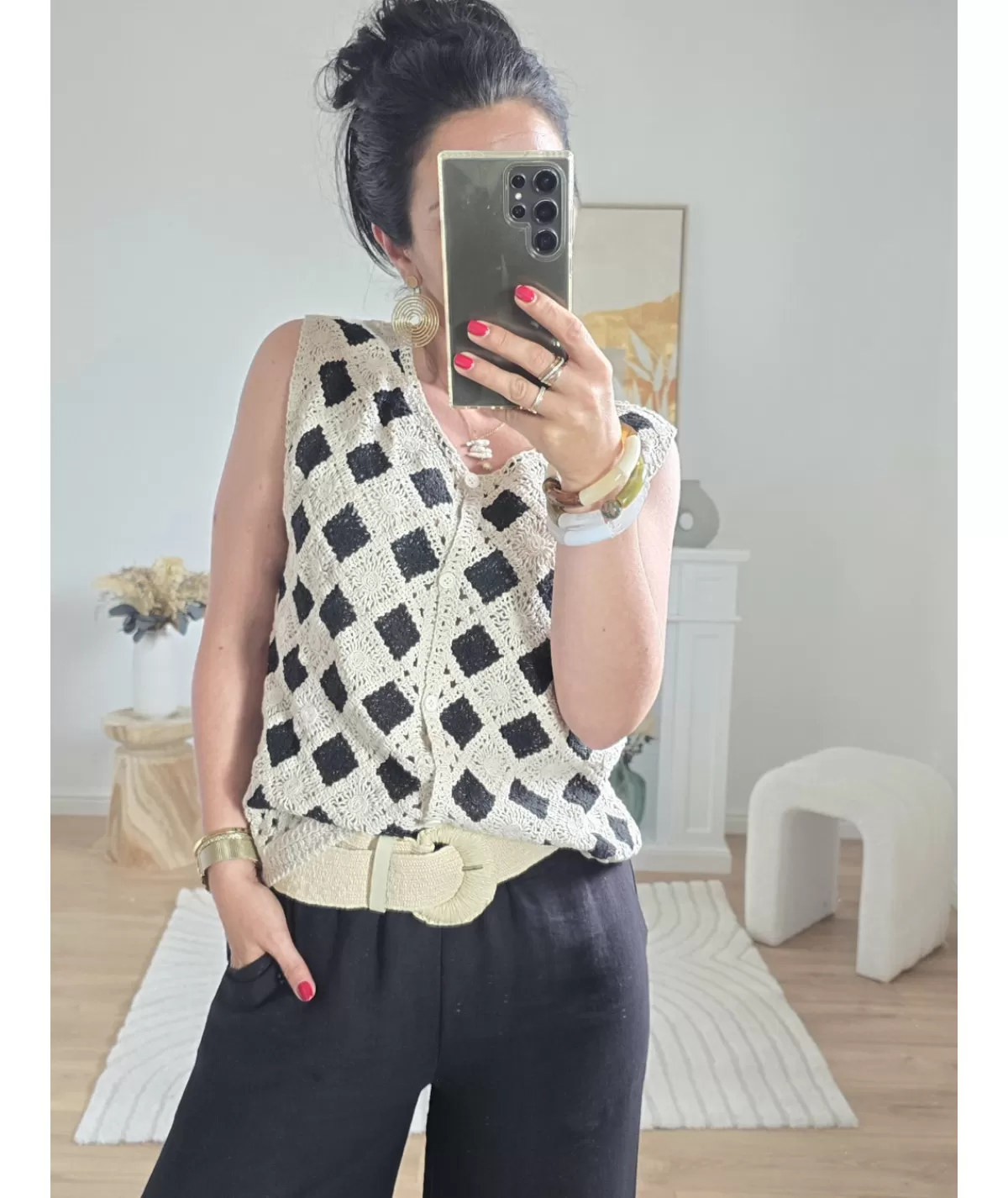 La boutique de Lilie Pulls / Gilets>GILET PETRA Beige