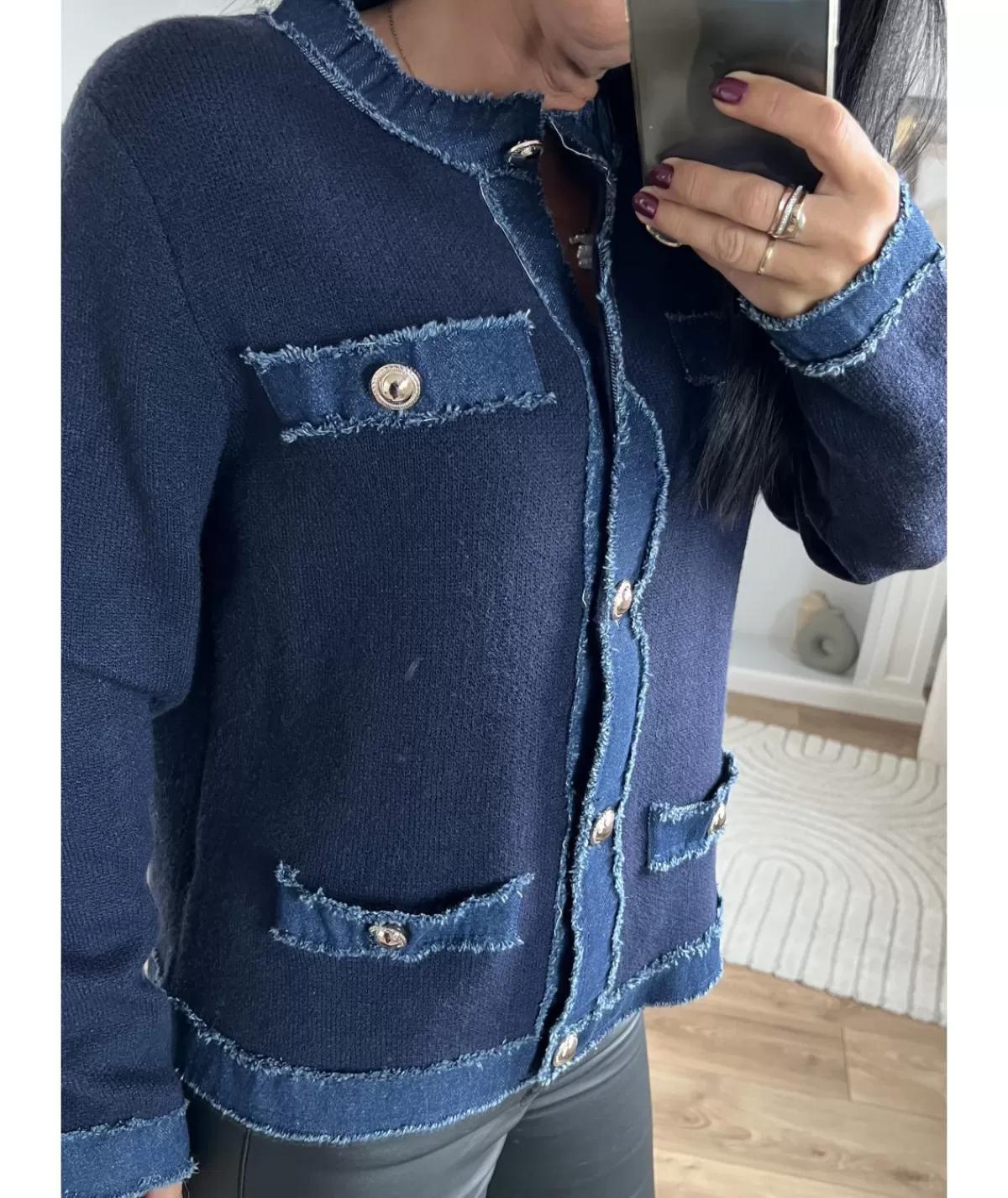 La boutique de Lilie Pulls / Gilets>GILET QINCY Marine