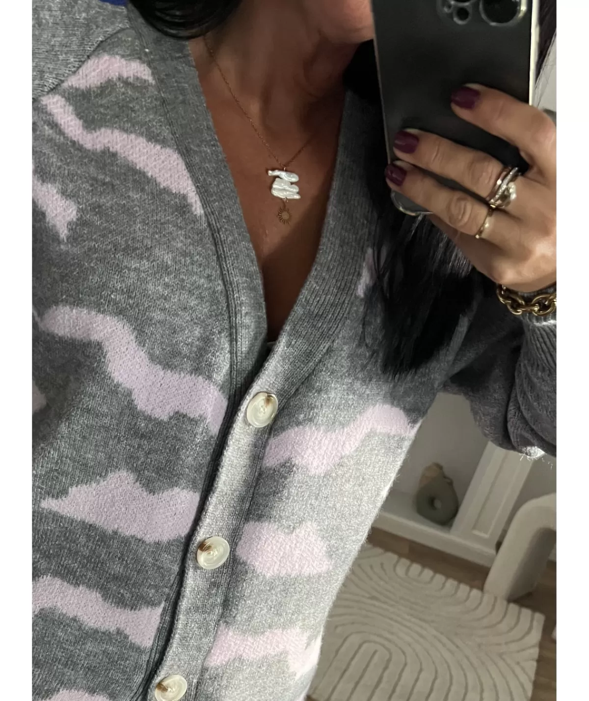 La boutique de Lilie Pulls / Gilets>GILET VANILLE Gris