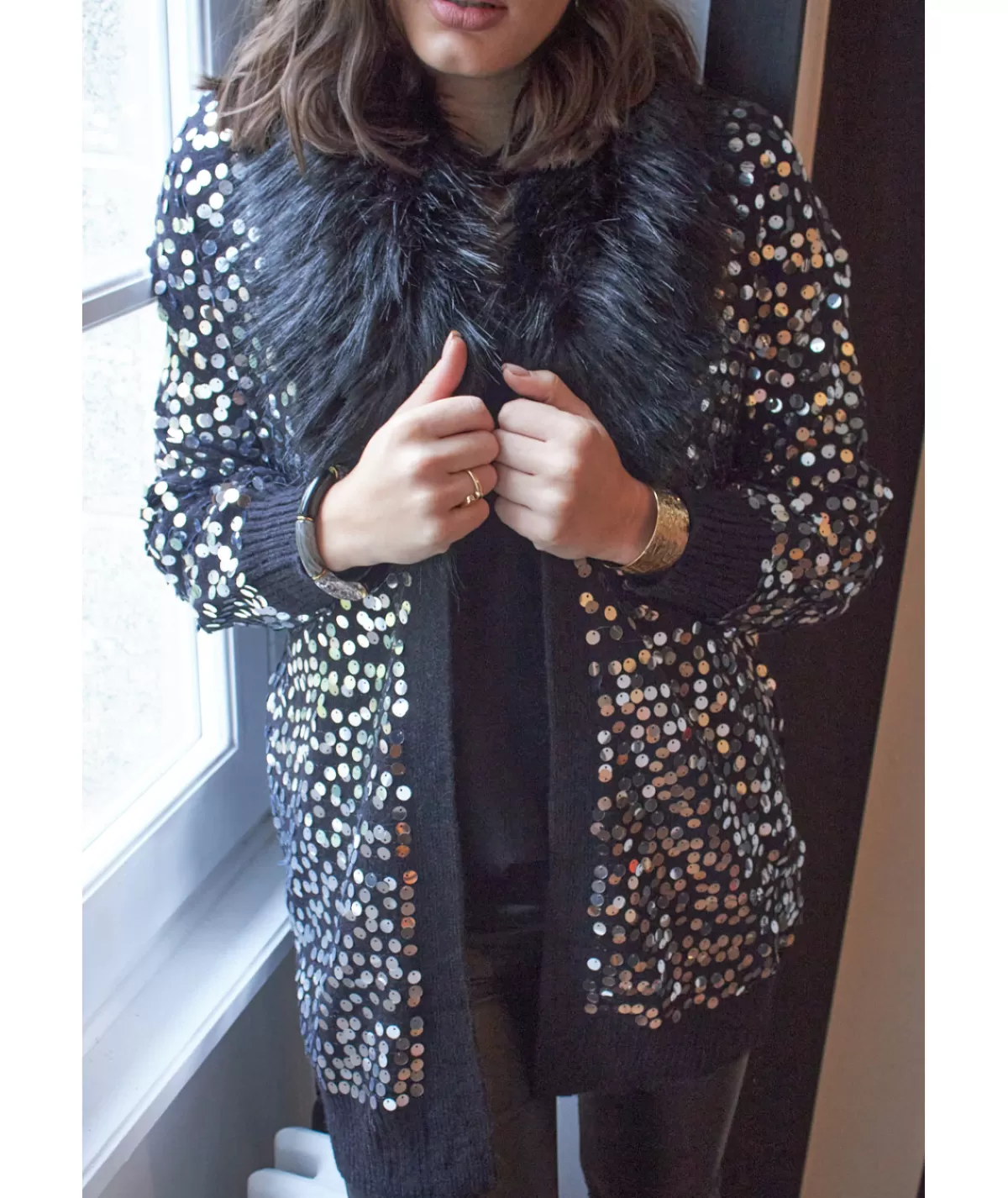 La boutique de Lilie Pulls / Gilets>GILET XABINA Noir