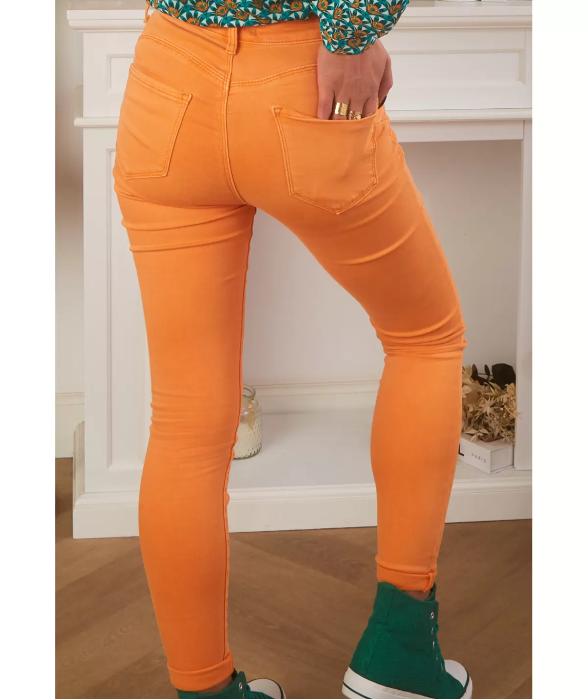 La boutique de Lilie Jeans / Pantalons>JEANS ALINE Orange