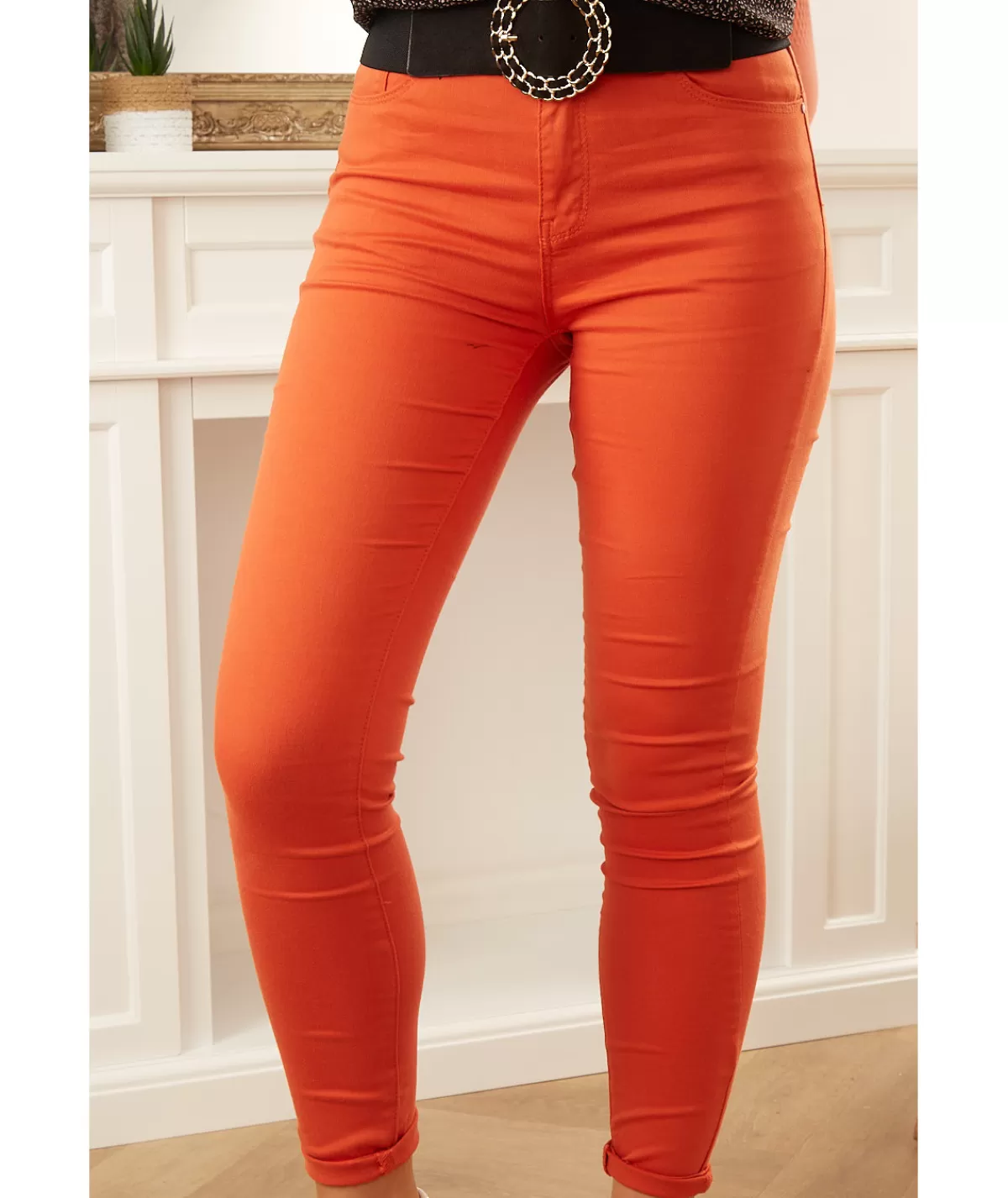 La boutique de Lilie Jeans / Pantalons>JEANS BARBARA Orange