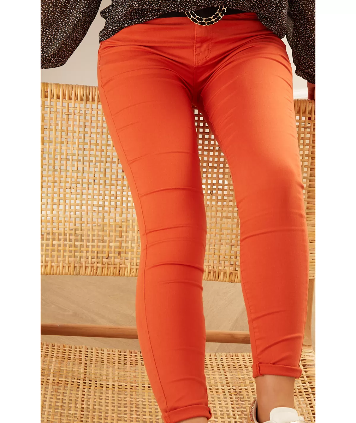 La boutique de Lilie Jeans / Pantalons>JEANS BARBARA Orange