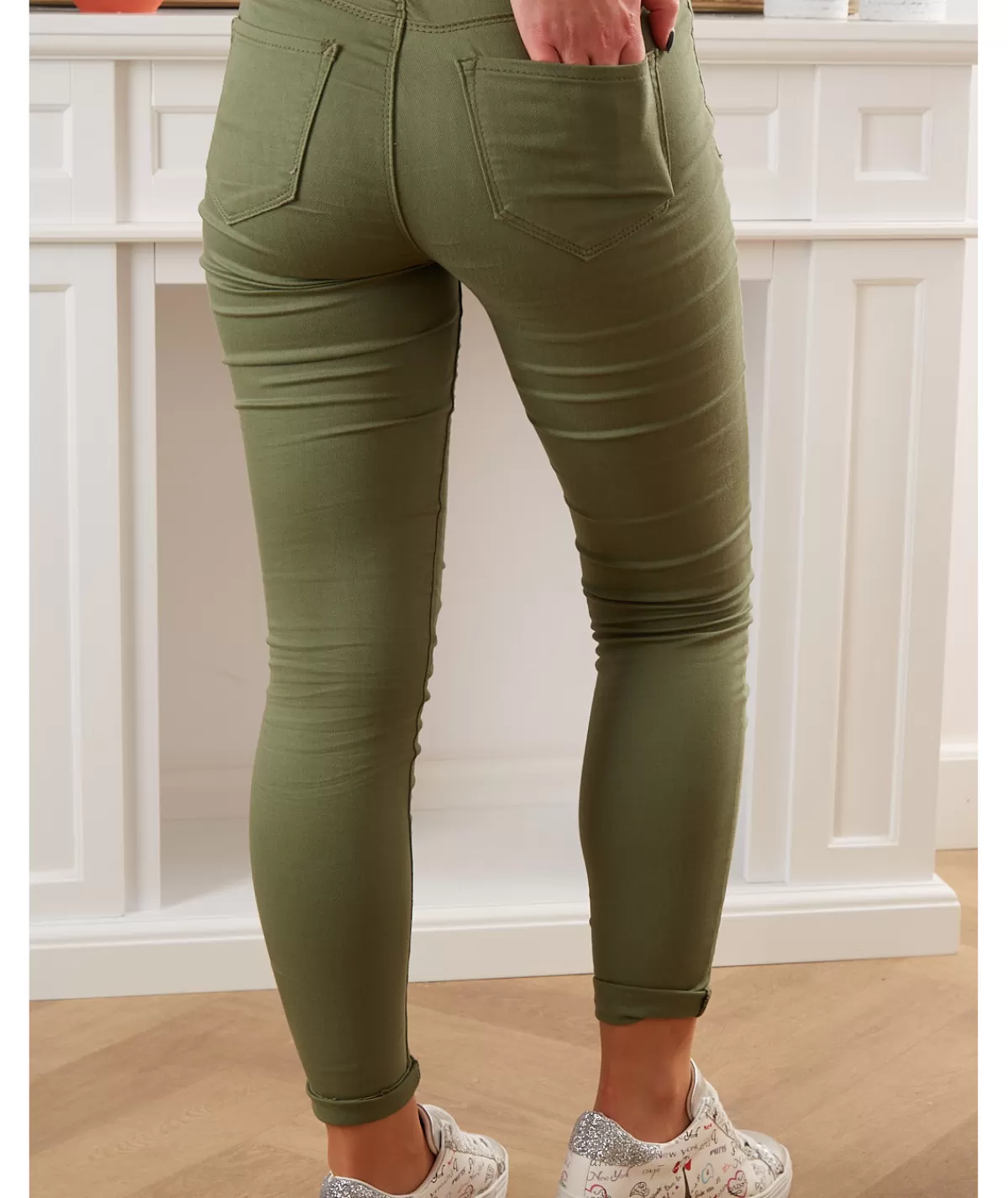 La boutique de Lilie Jeans / Pantalons>JEANS BARBARA II Kaki