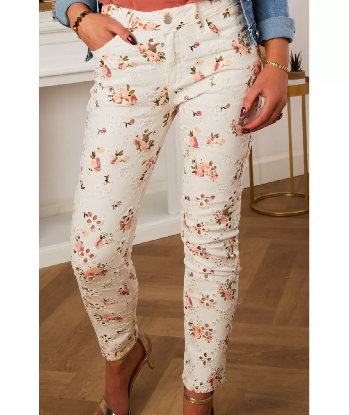 La boutique de Lilie Jeans / Pantalons>JEANS BERNY Blanc