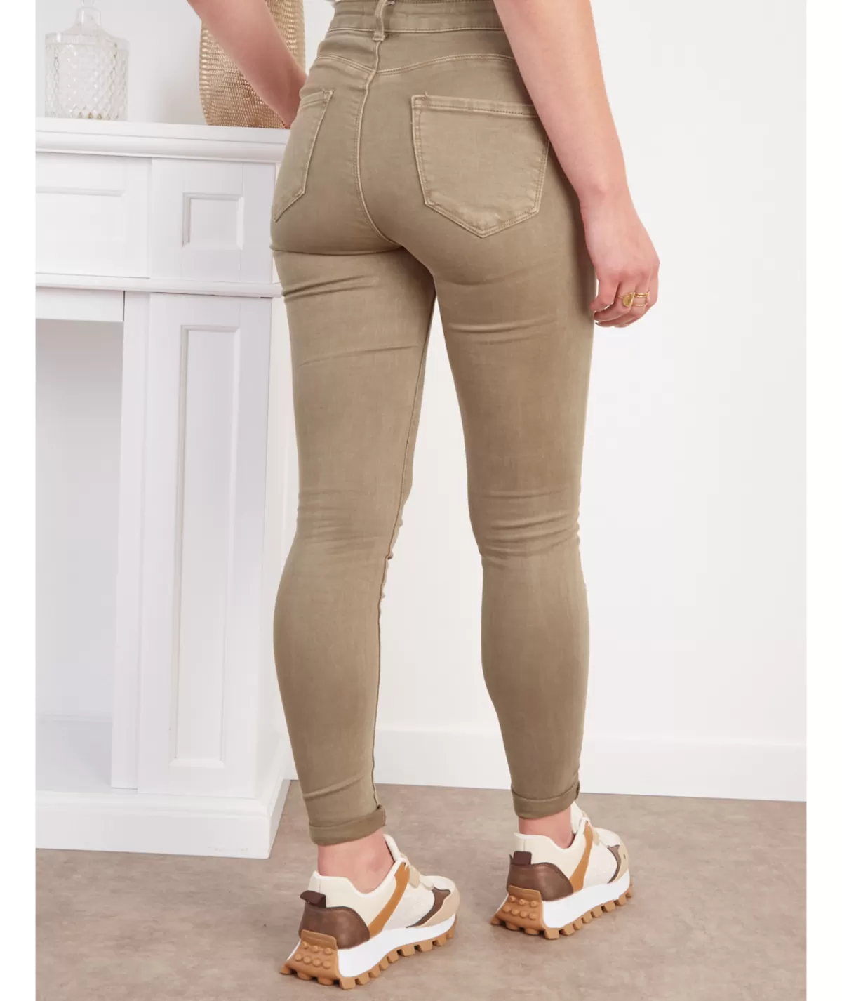 La boutique de Lilie Jeans / Pantalons>JEANS BIANKA Taupe