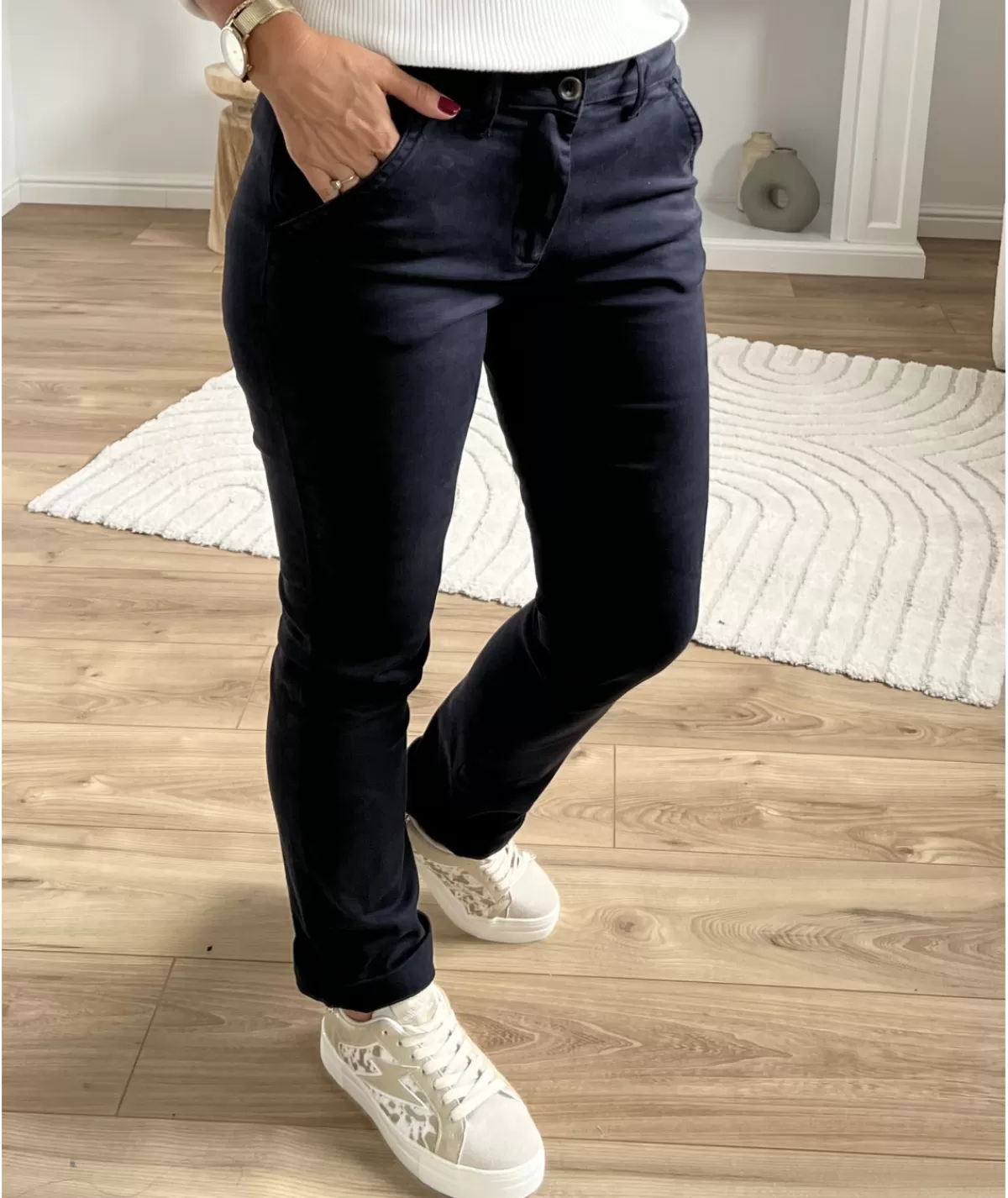 La boutique de Lilie Jeans / Pantalons>JEANS DELPHINE Marine