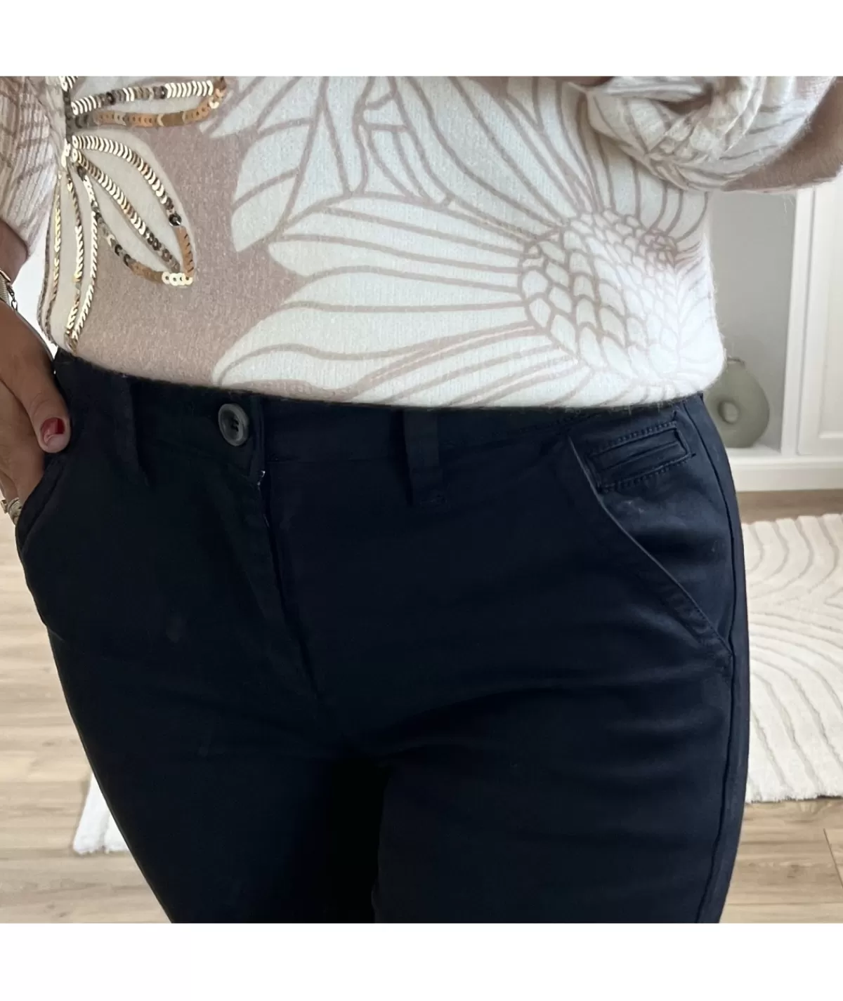 La boutique de Lilie Jeans / Pantalons>JEANS DELPHINE Noir