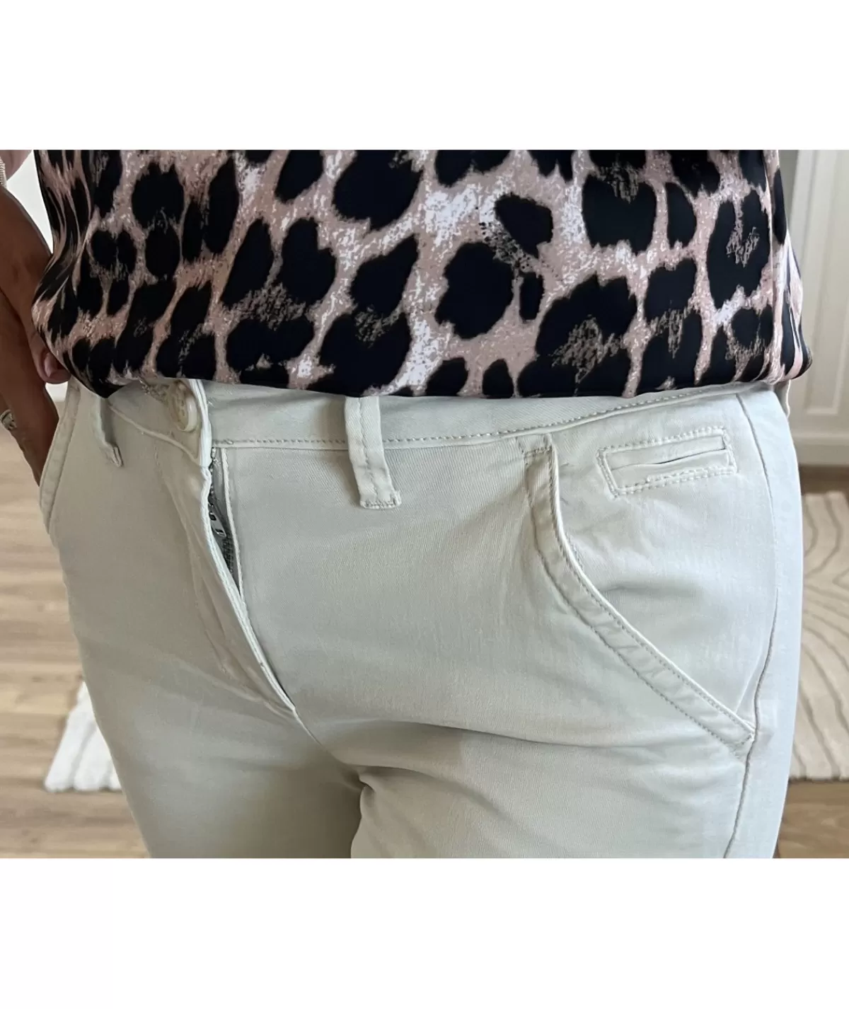 La boutique de Lilie Jeans / Pantalons>JEANS DELPHINE Beige