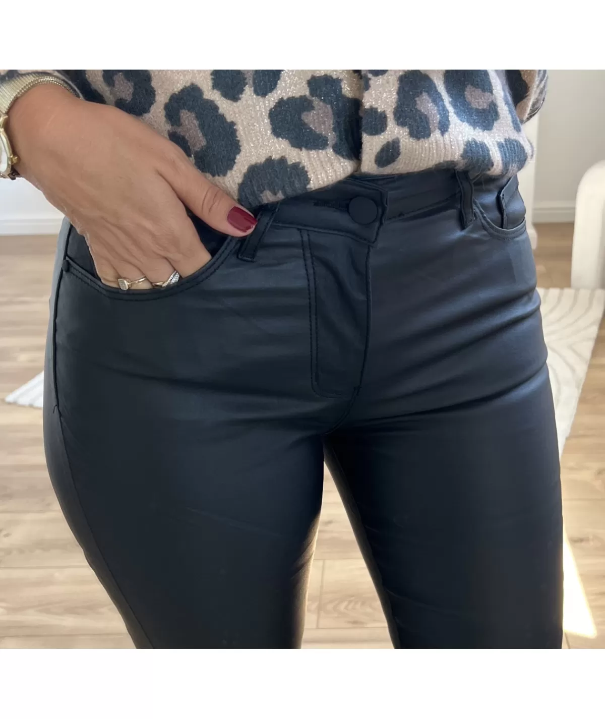 La boutique de Lilie Jeans / Pantalons>JEANS HUILE DERINA Noir