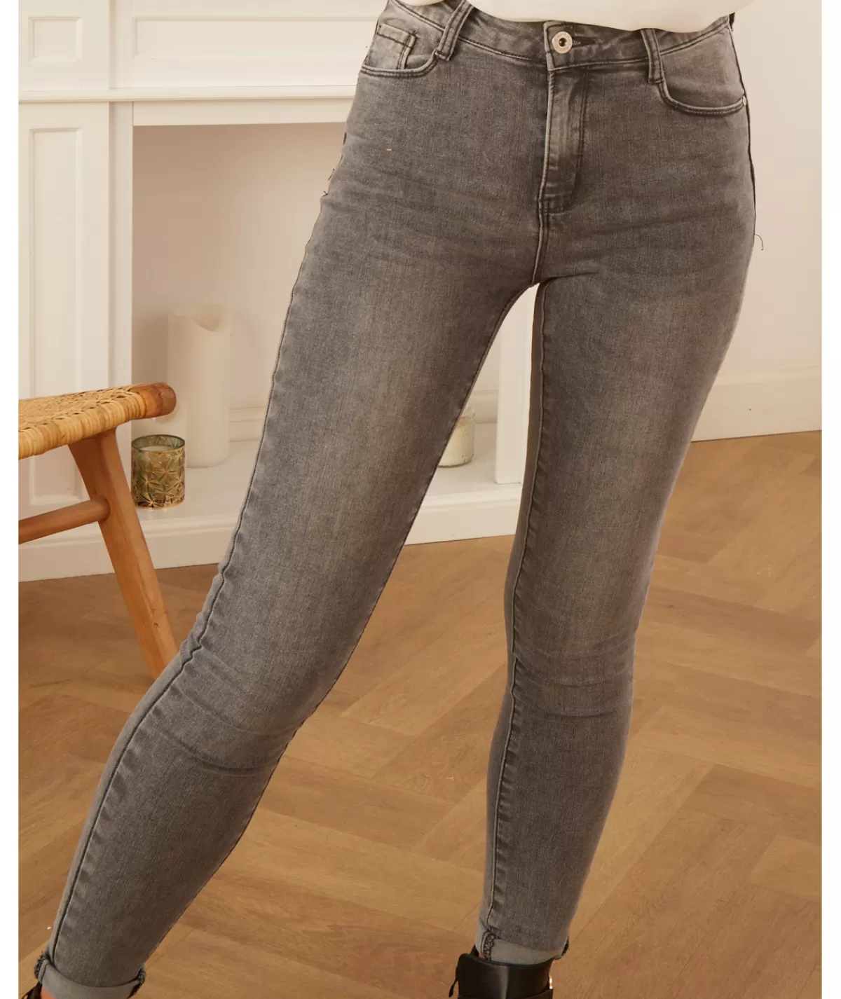 La boutique de Lilie Jeans / Pantalons>JEANS LILA Gris