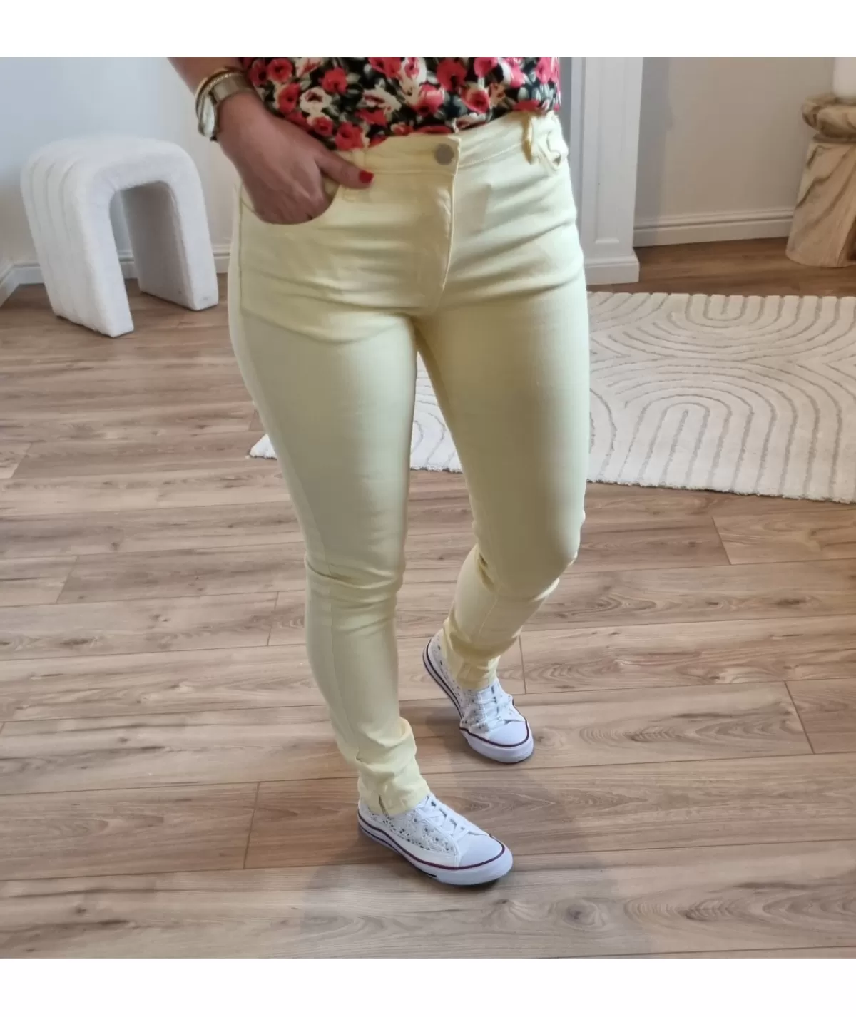 La boutique de Lilie Jeans / Pantalons>JEANS LOUNA Jaune
