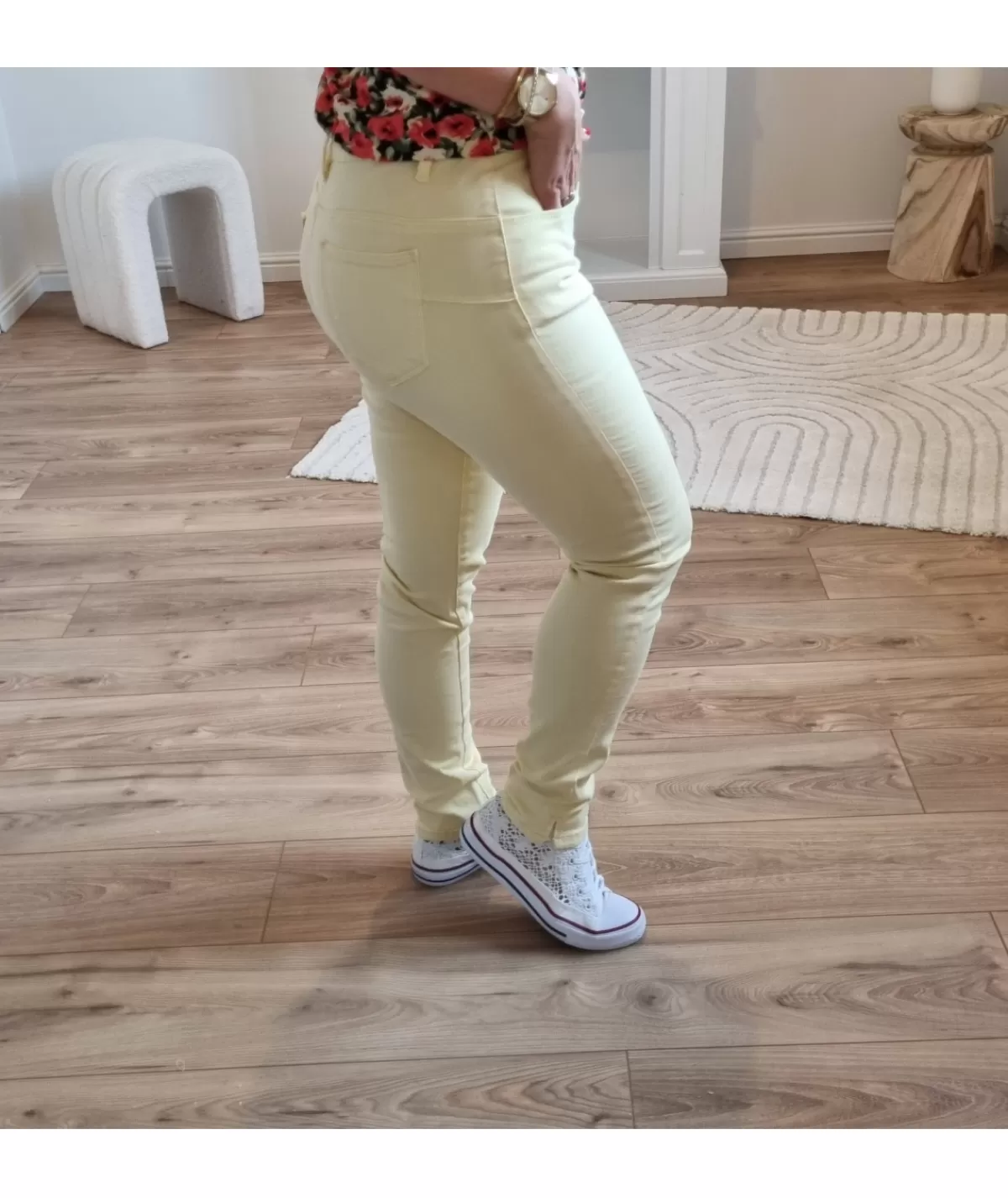 La boutique de Lilie Jeans / Pantalons>JEANS LOUNA Jaune