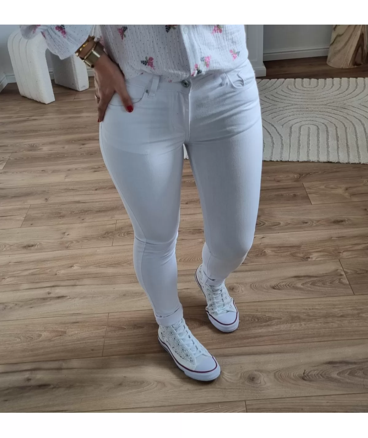La boutique de Lilie Jeans / Pantalons>JEANS PALOMA Blanc