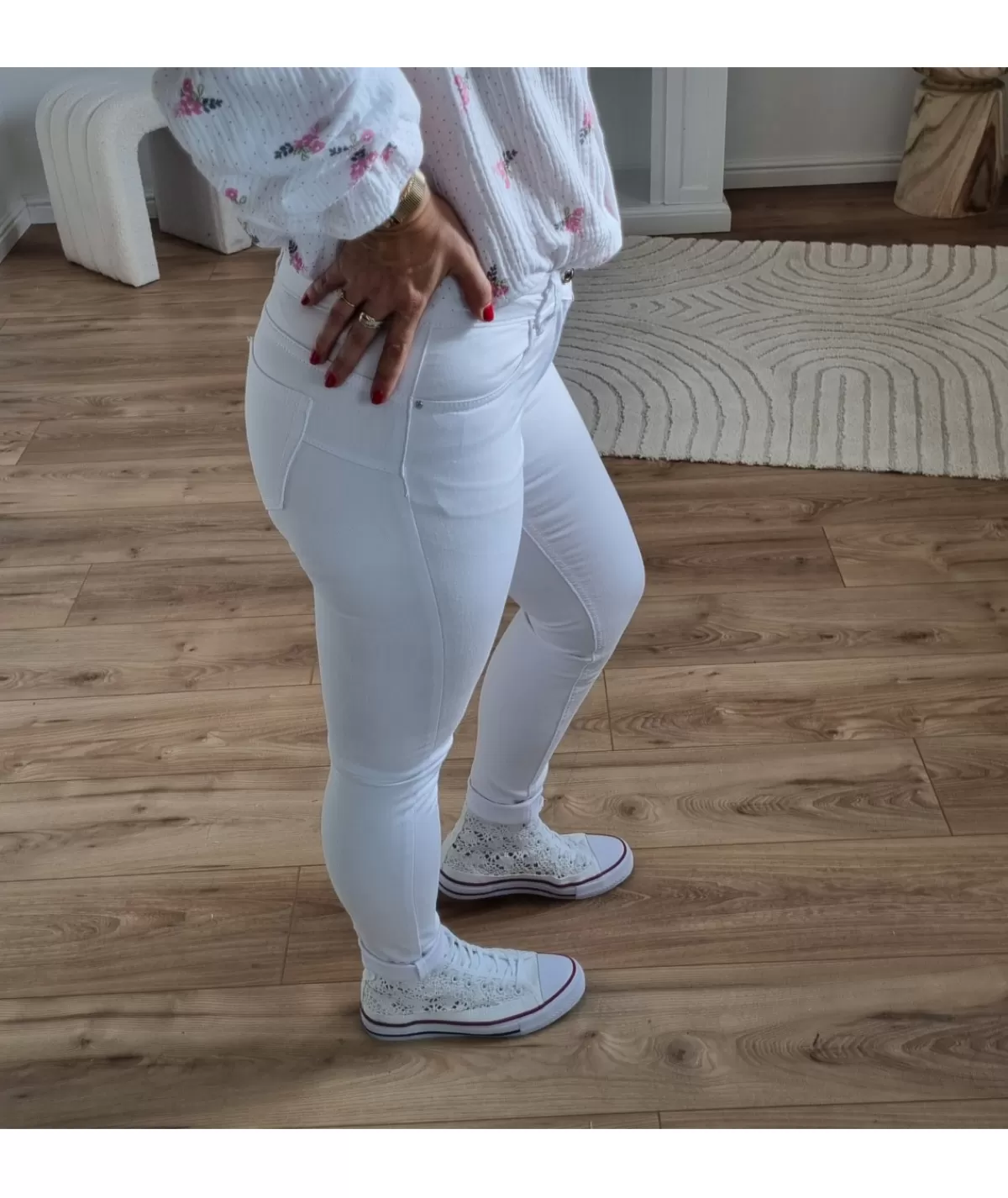 La boutique de Lilie Jeans / Pantalons>JEANS PALOMA Blanc