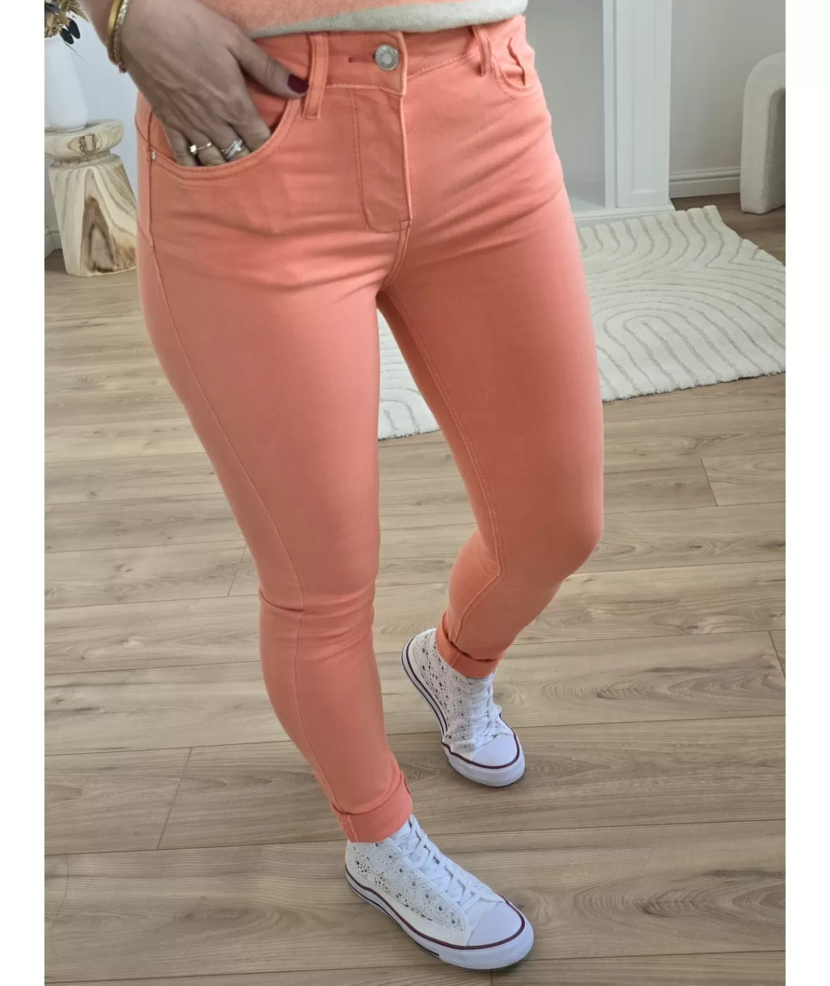 La boutique de Lilie Jeans / Pantalons>JEANS PALOMA II Orange