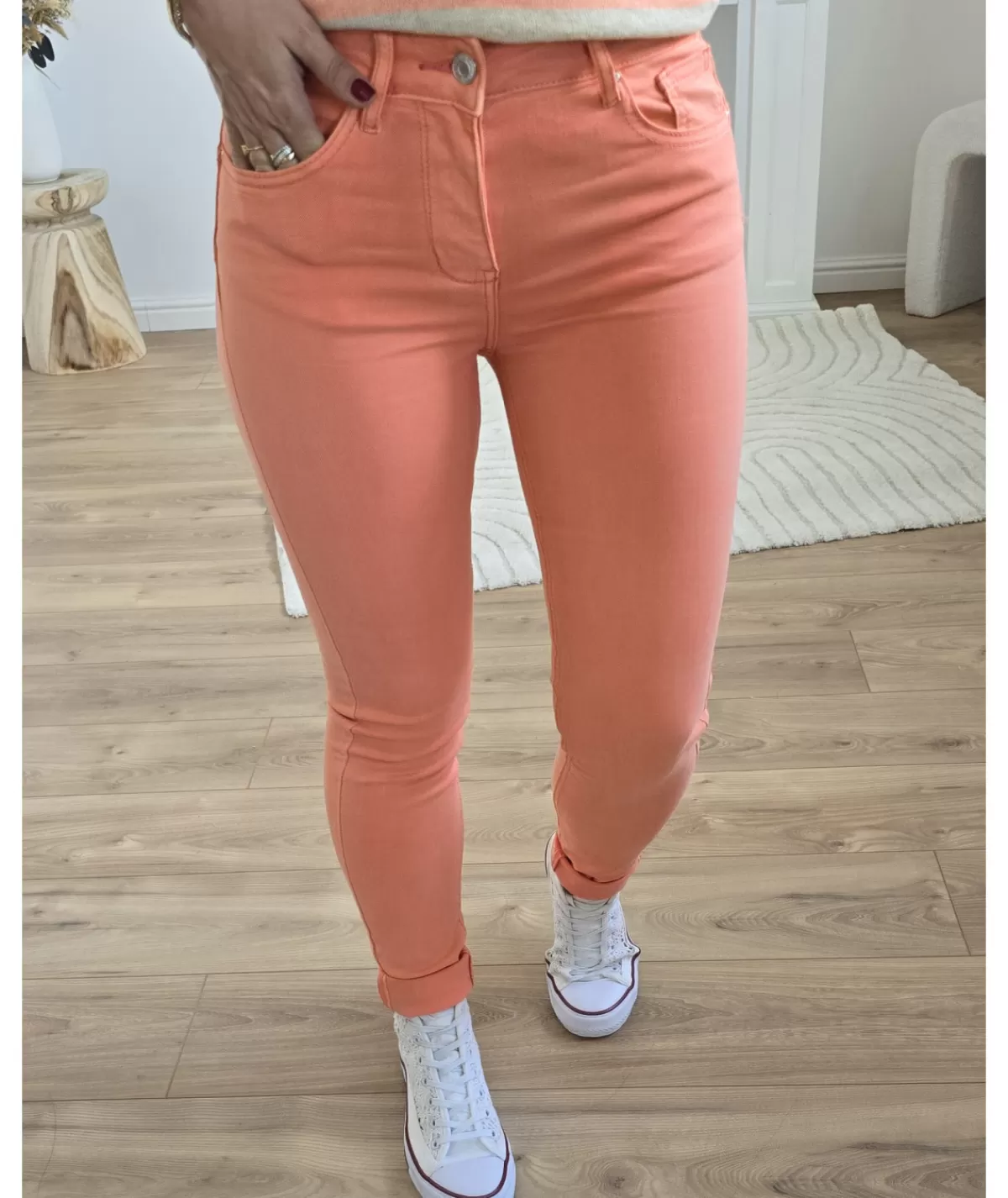 La boutique de Lilie Jeans / Pantalons>JEANS PALOMA II Orange