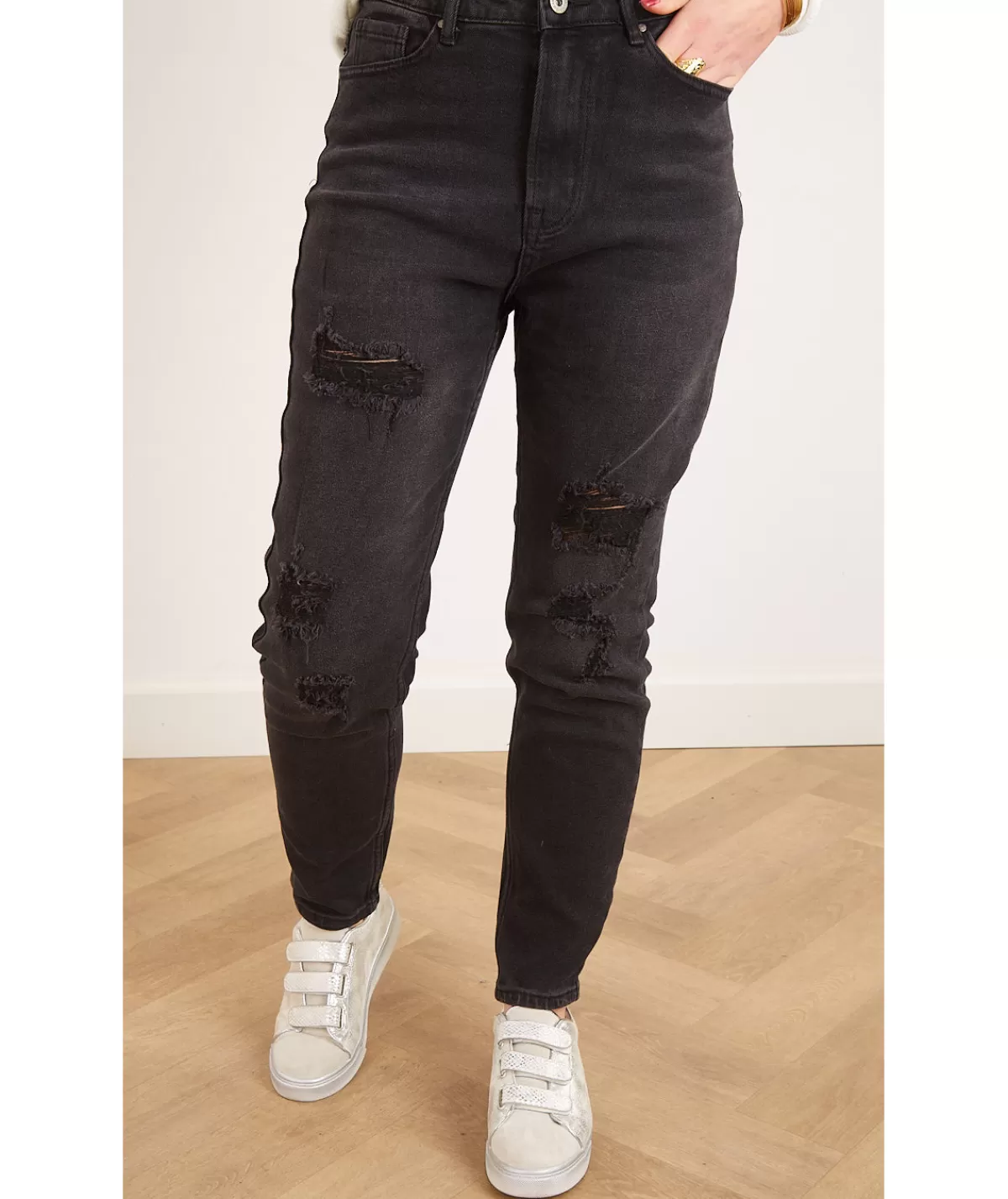 La boutique de Lilie Jeans / Pantalons>JEANS STACY Noir