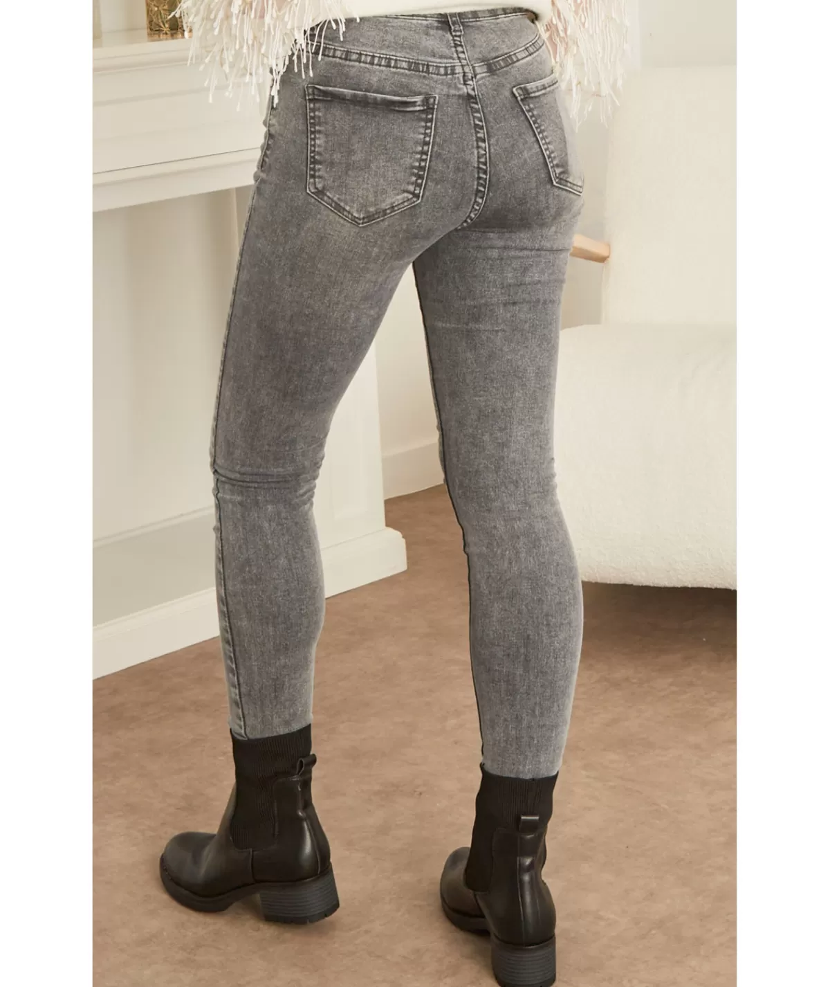 La boutique de Lilie Jeans / Pantalons>JEANS SYBILE Gris
