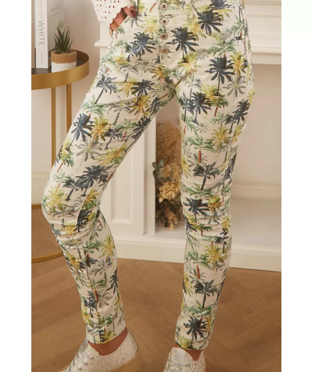 La boutique de Lilie Jeans / Pantalons>JEANS SYLVAINE Vert