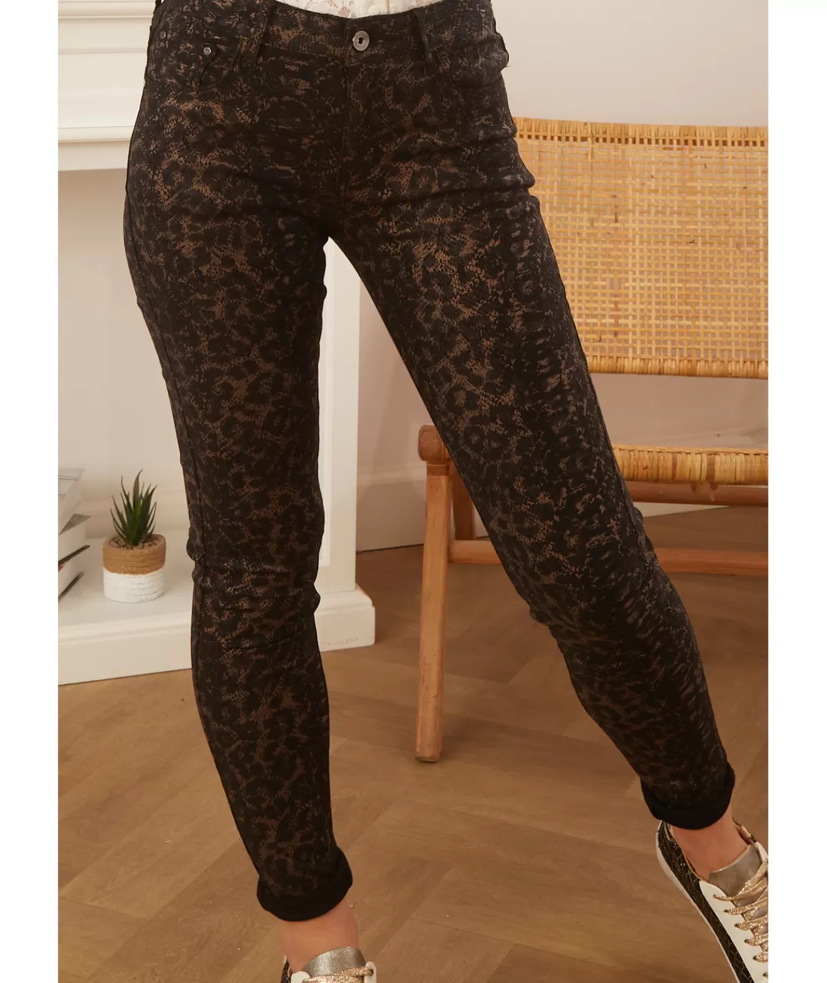 La boutique de Lilie Jeans / Pantalons>JEANS VIOLAINE Noir