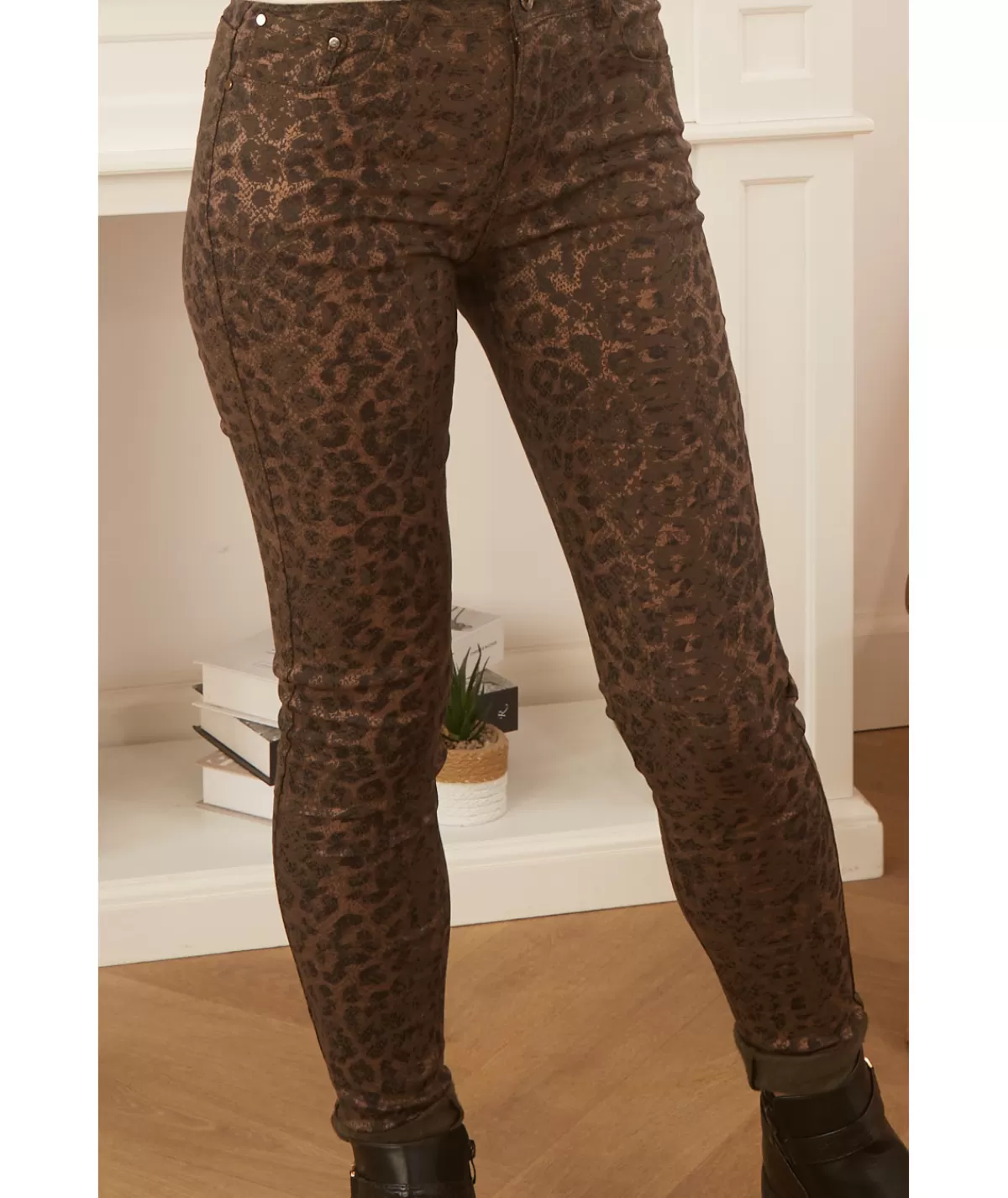 La boutique de Lilie Jeans / Pantalons>JEANS VIOLAINE Kaki