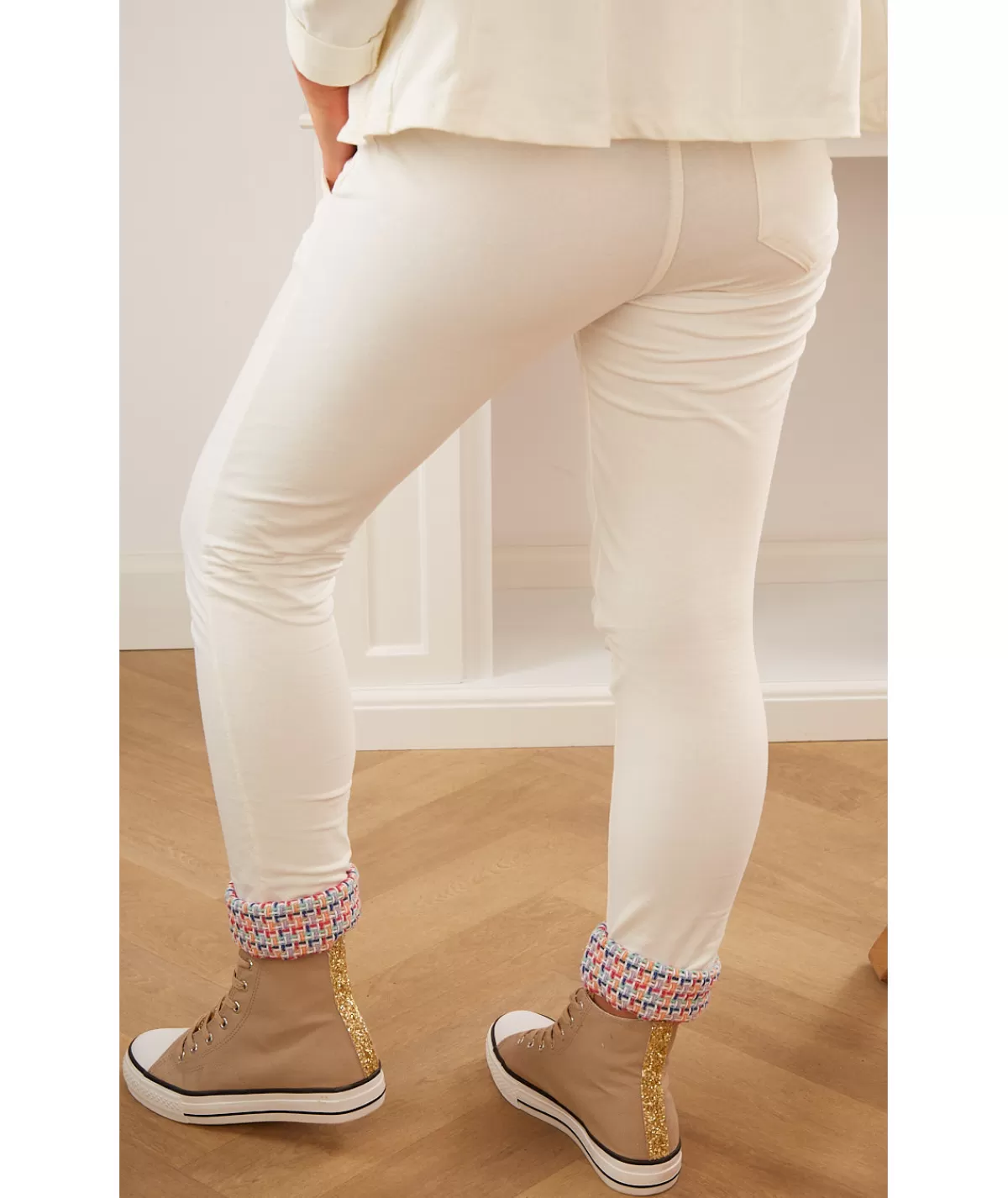 La boutique de Lilie Jeans / Pantalons>JOGGING SARAH Blanc