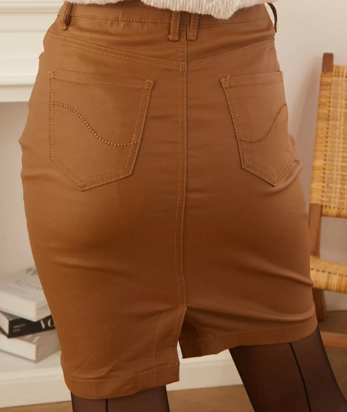 La boutique de Lilie Jupes / Shorts>JUPE AMBRE Camel