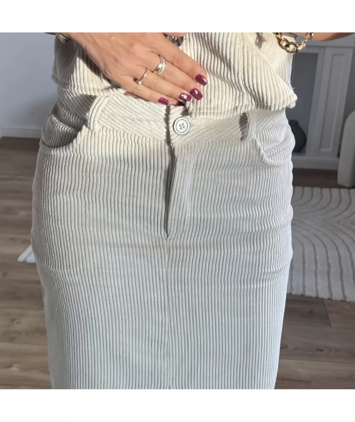 La boutique de Lilie Jupes / Shorts>JUPE ANNE HELENE Beige