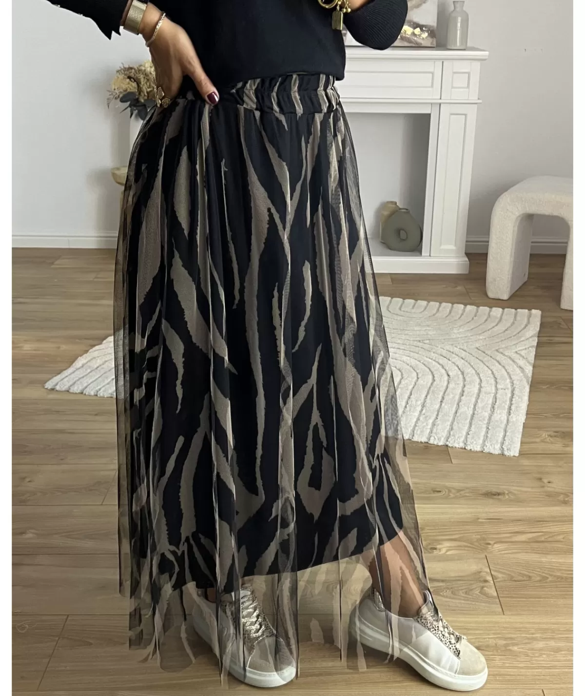 La boutique de Lilie Jupes / Shorts>JUPE ARIANA Noir