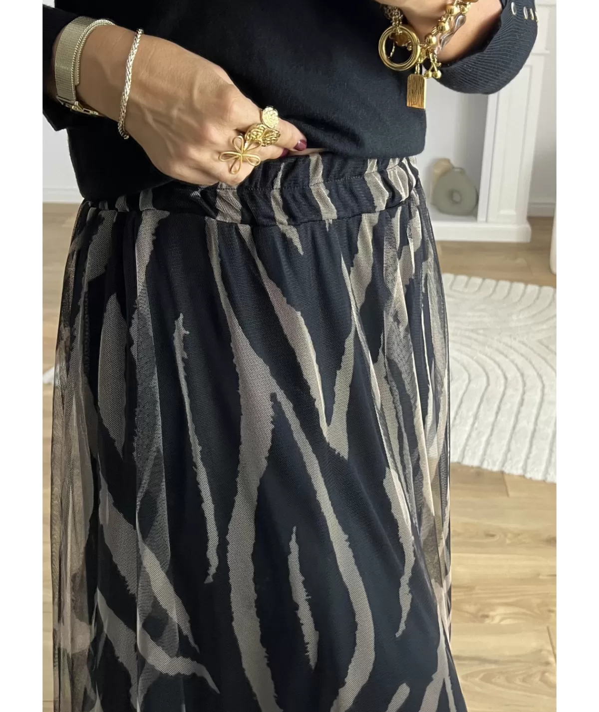 La boutique de Lilie Jupes / Shorts>JUPE ARIANA Noir