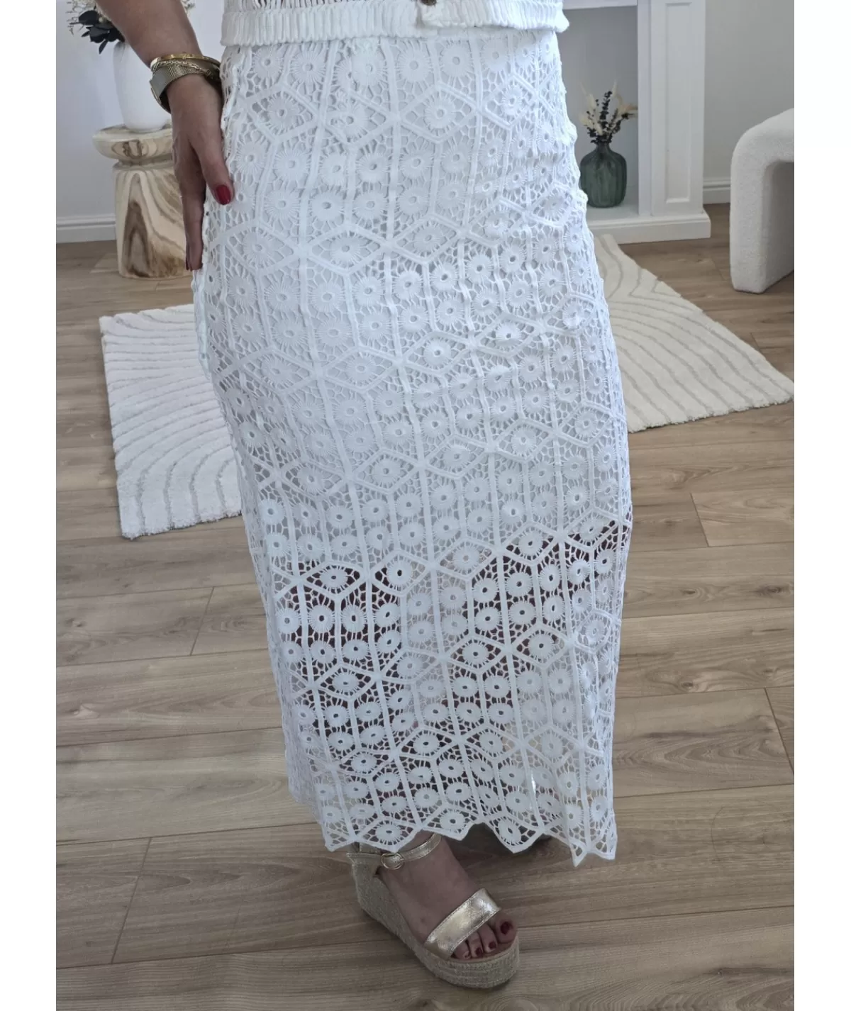 La boutique de Lilie Jupes / Shorts>JUPE BERENICE Blanc