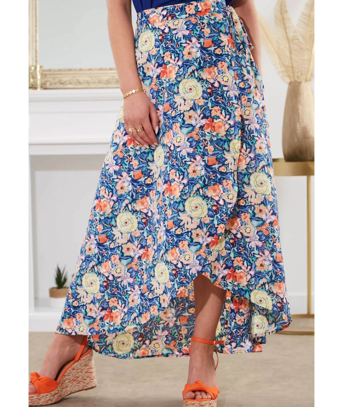 La boutique de Lilie Jupes / Shorts>JUPE CATHALINA Bleu