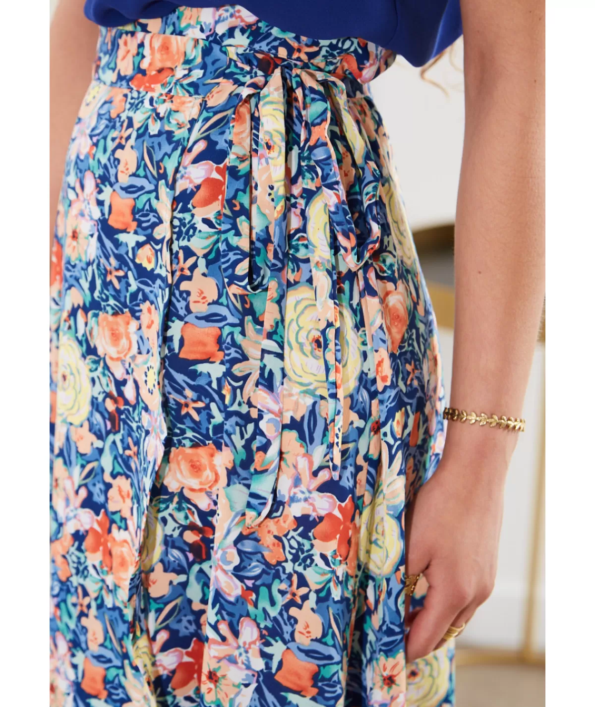 La boutique de Lilie Jupes / Shorts>JUPE CATHALINA Bleu