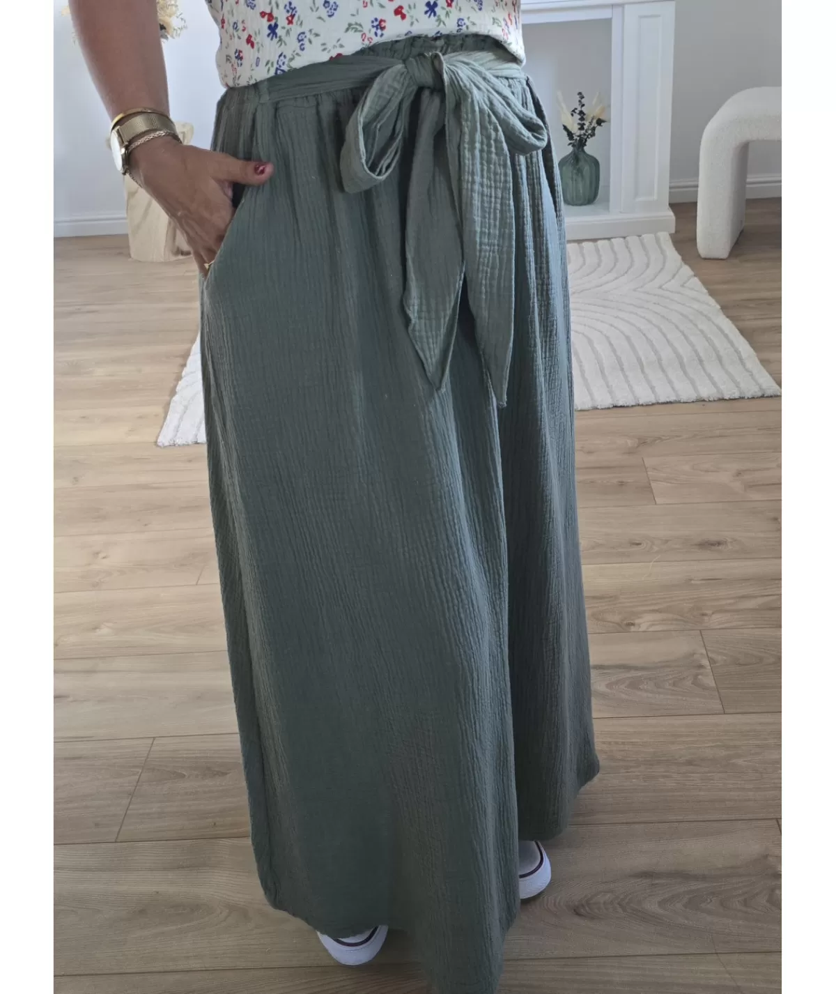 La boutique de Lilie Jupes / Shorts>JUPE CHIARA Kaki