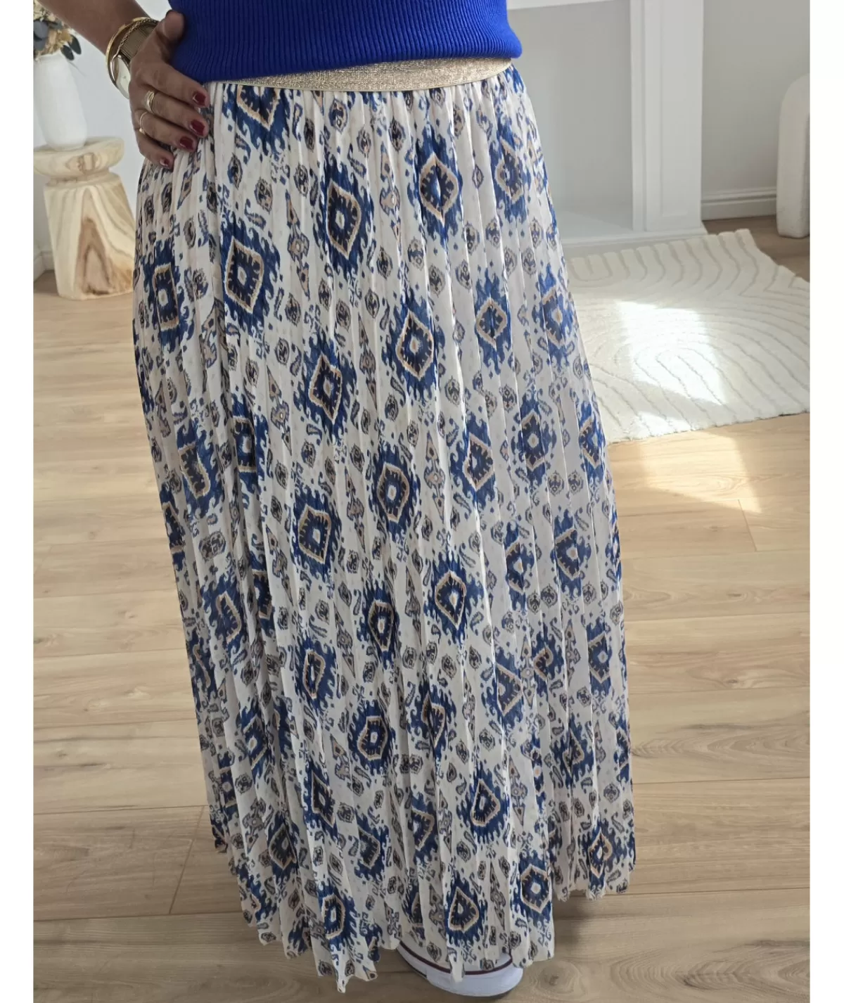 La boutique de Lilie Jupes / Shorts>JUPE CLAUDIA Bleu
