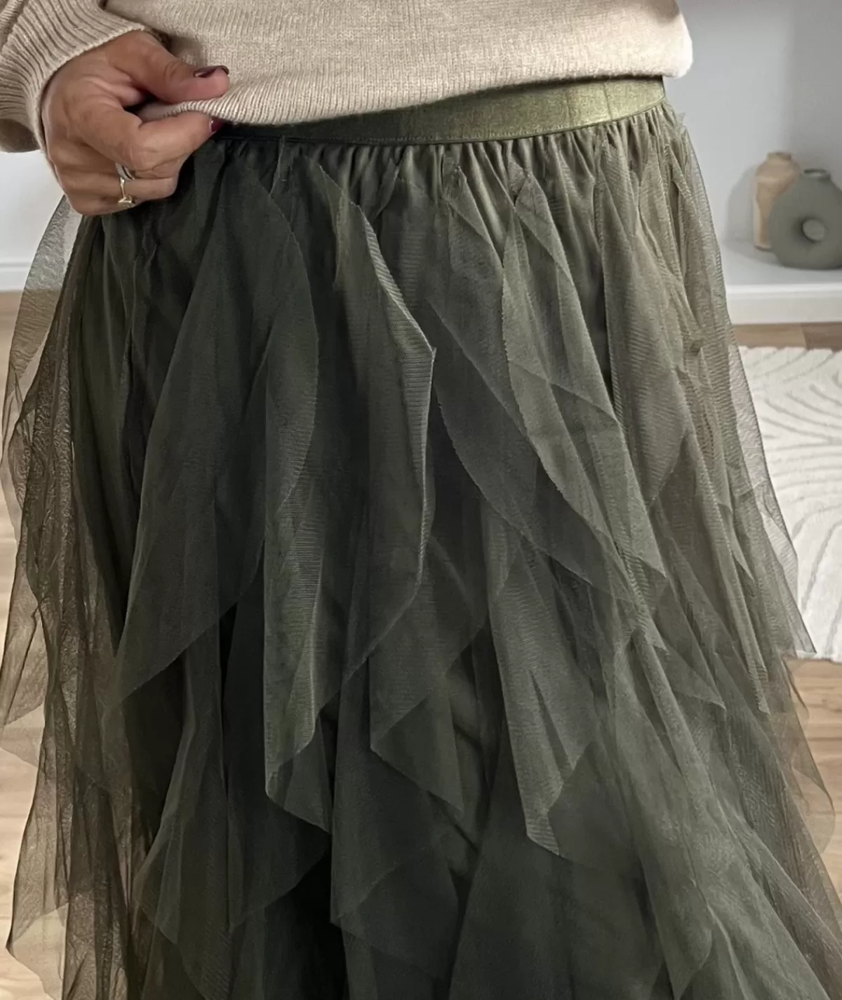 La boutique de Lilie Jupes / Shorts>JUPE ESTELLE Kaki