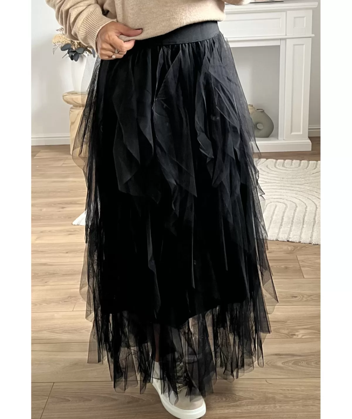La boutique de Lilie Jupes / Shorts>JUPE ESTELLE Noir