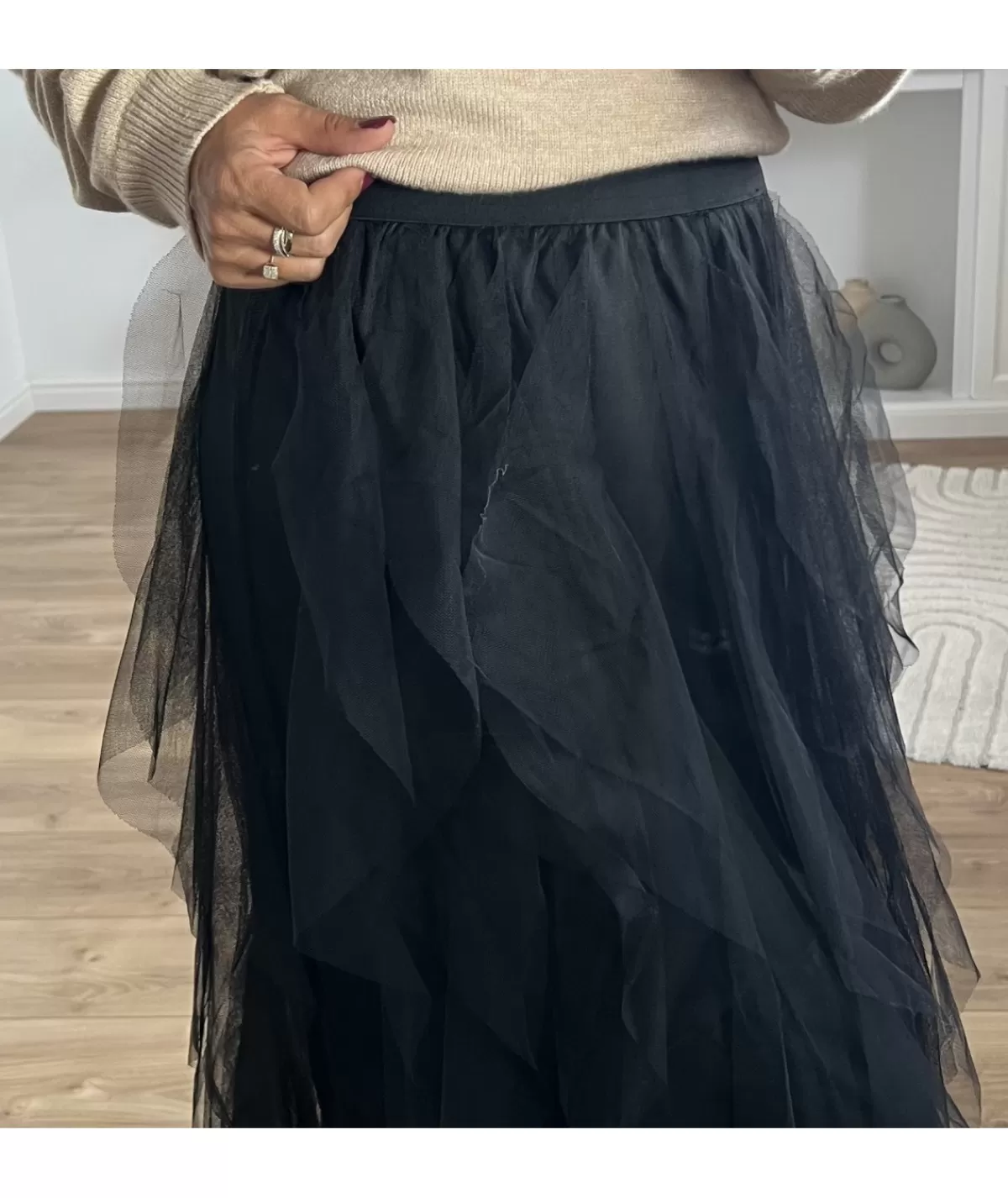 La boutique de Lilie Jupes / Shorts>JUPE ESTELLE Noir