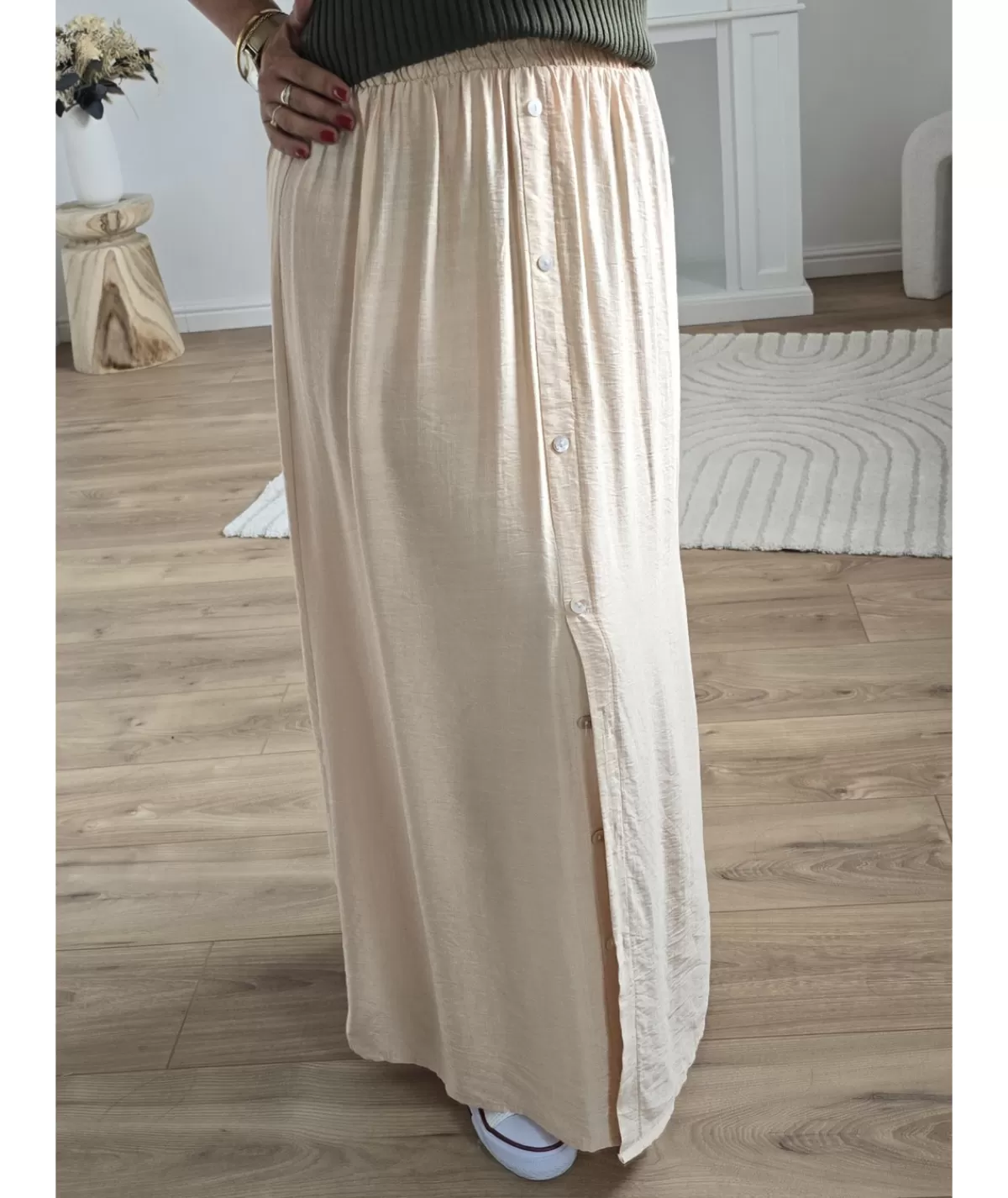 La boutique de Lilie Jupes / Shorts>JUPE JOSELYNE Beige